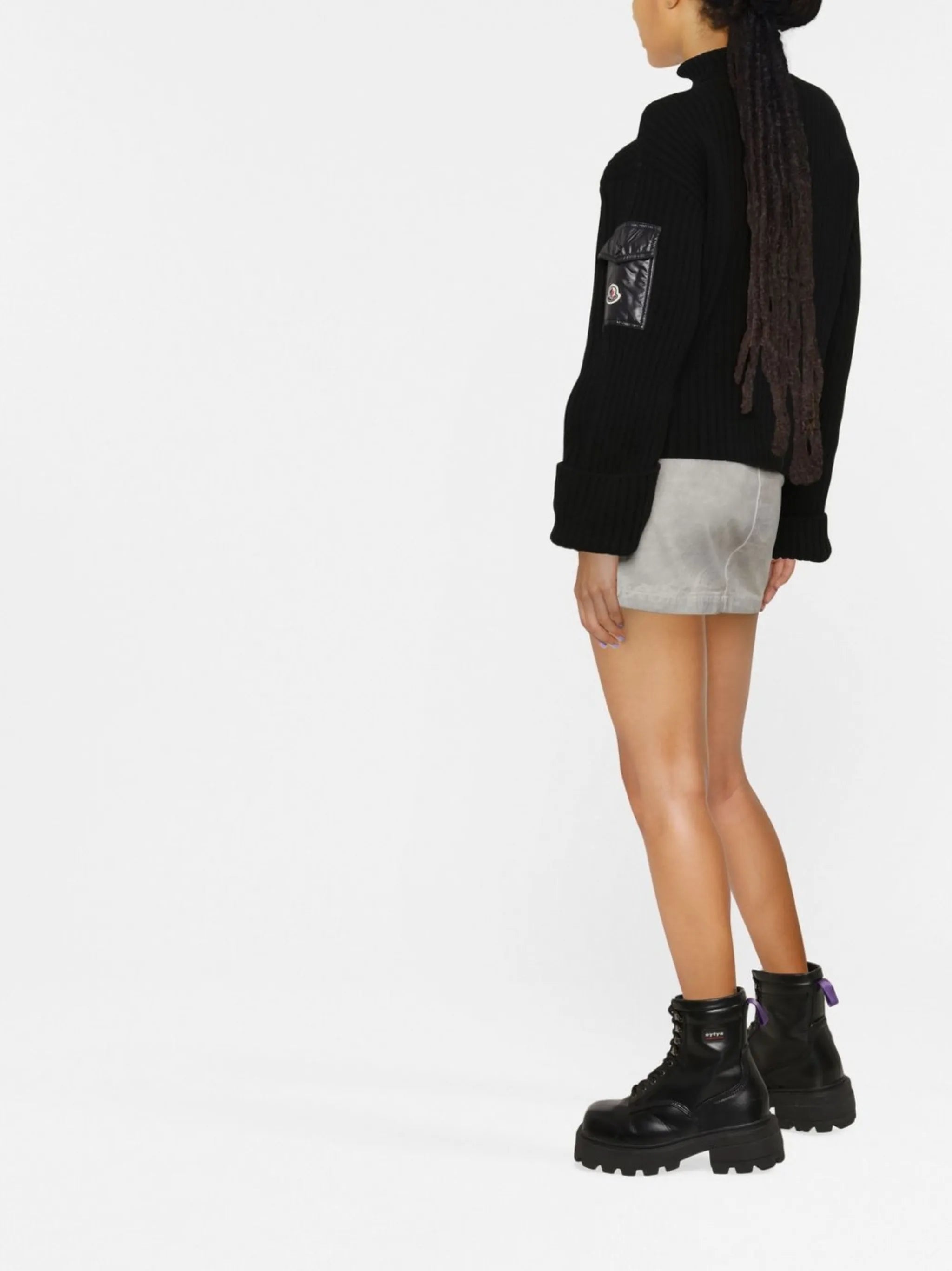 logo patch-pocket jumper
