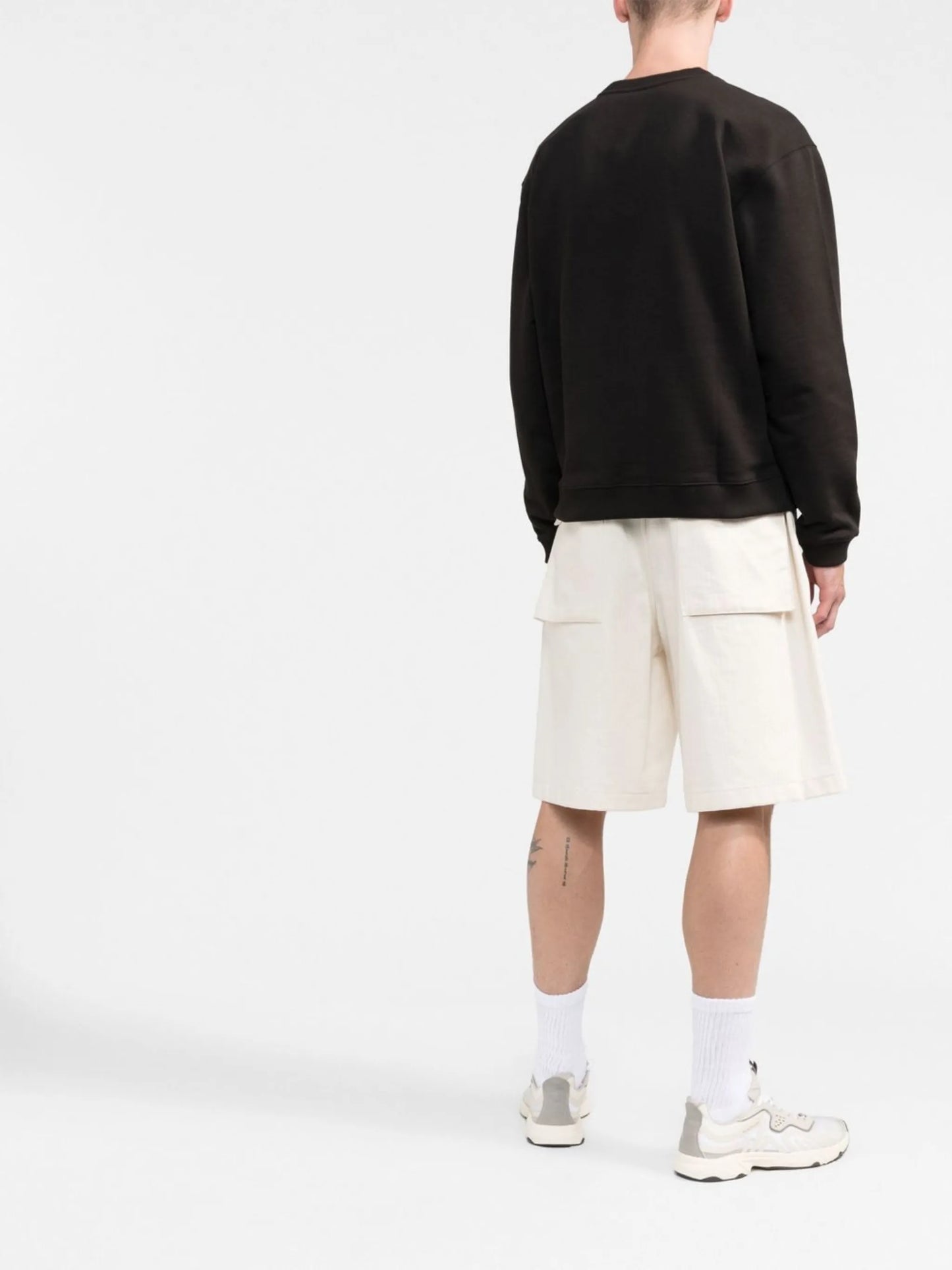 Boke Flower-embroidered cotton sweatshirt