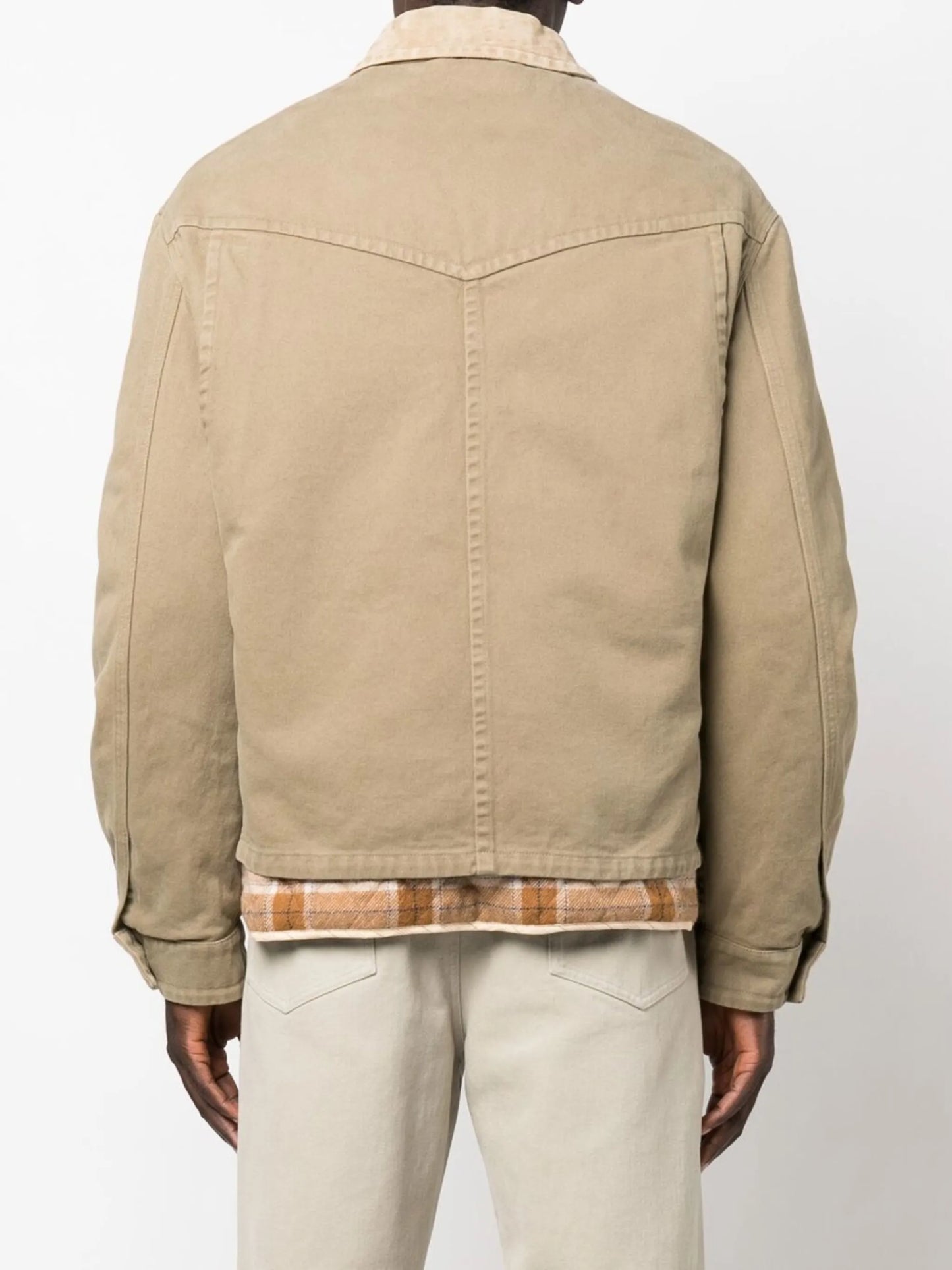 layered-detail zipped jacket