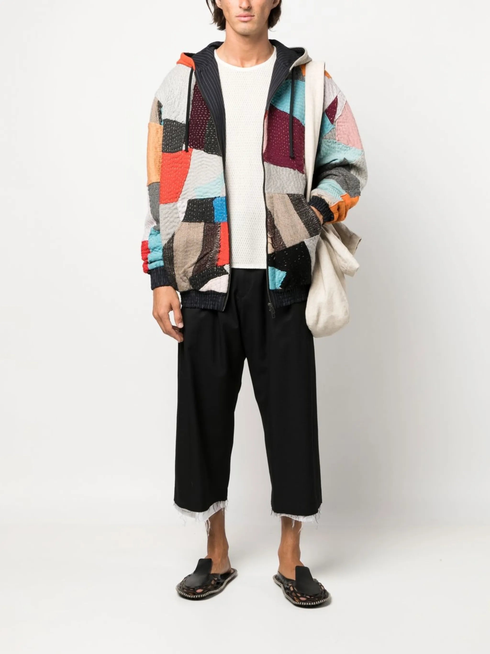 Hayden patchwork hoodie