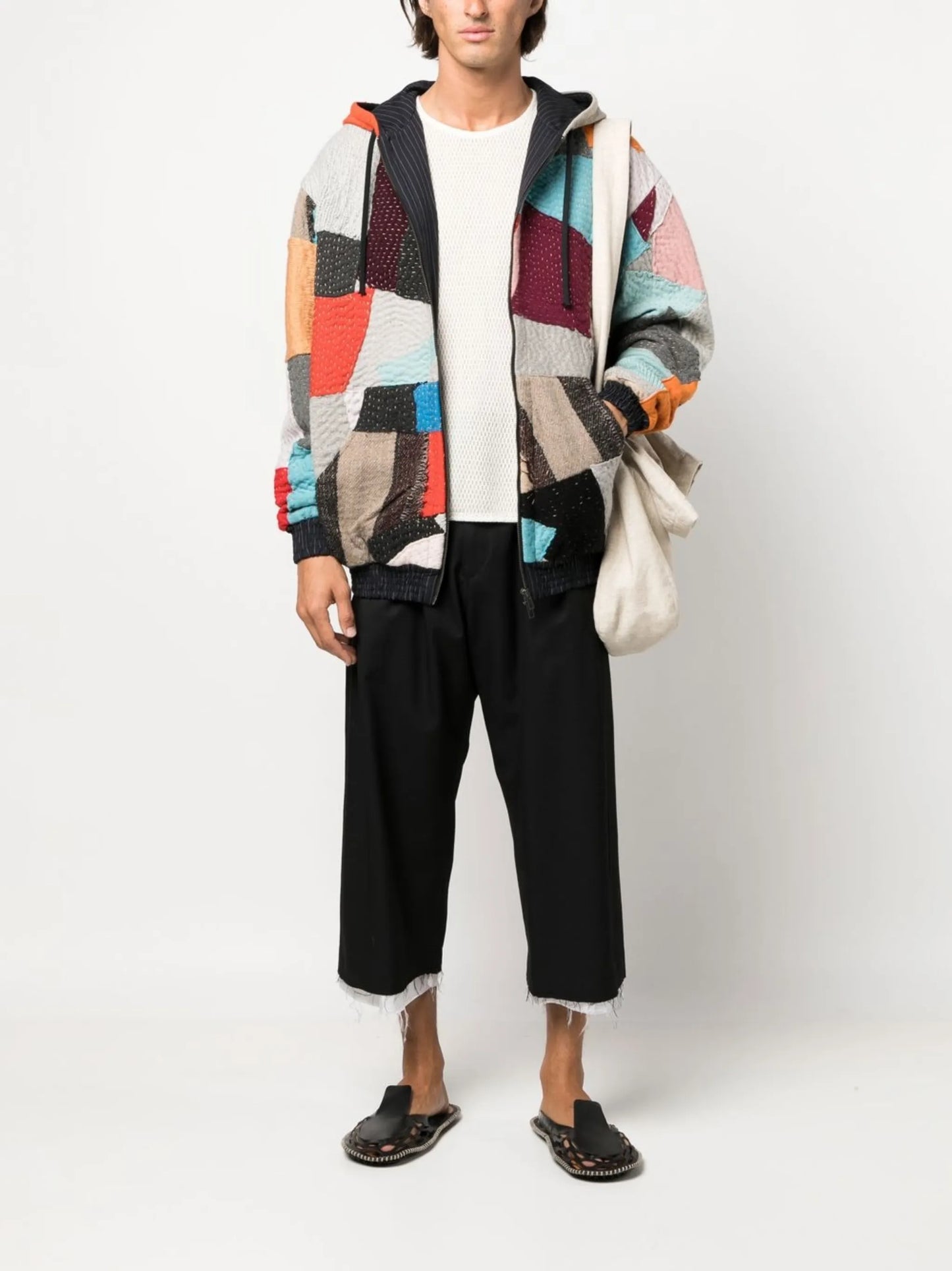 Hayden patchwork hoodie
