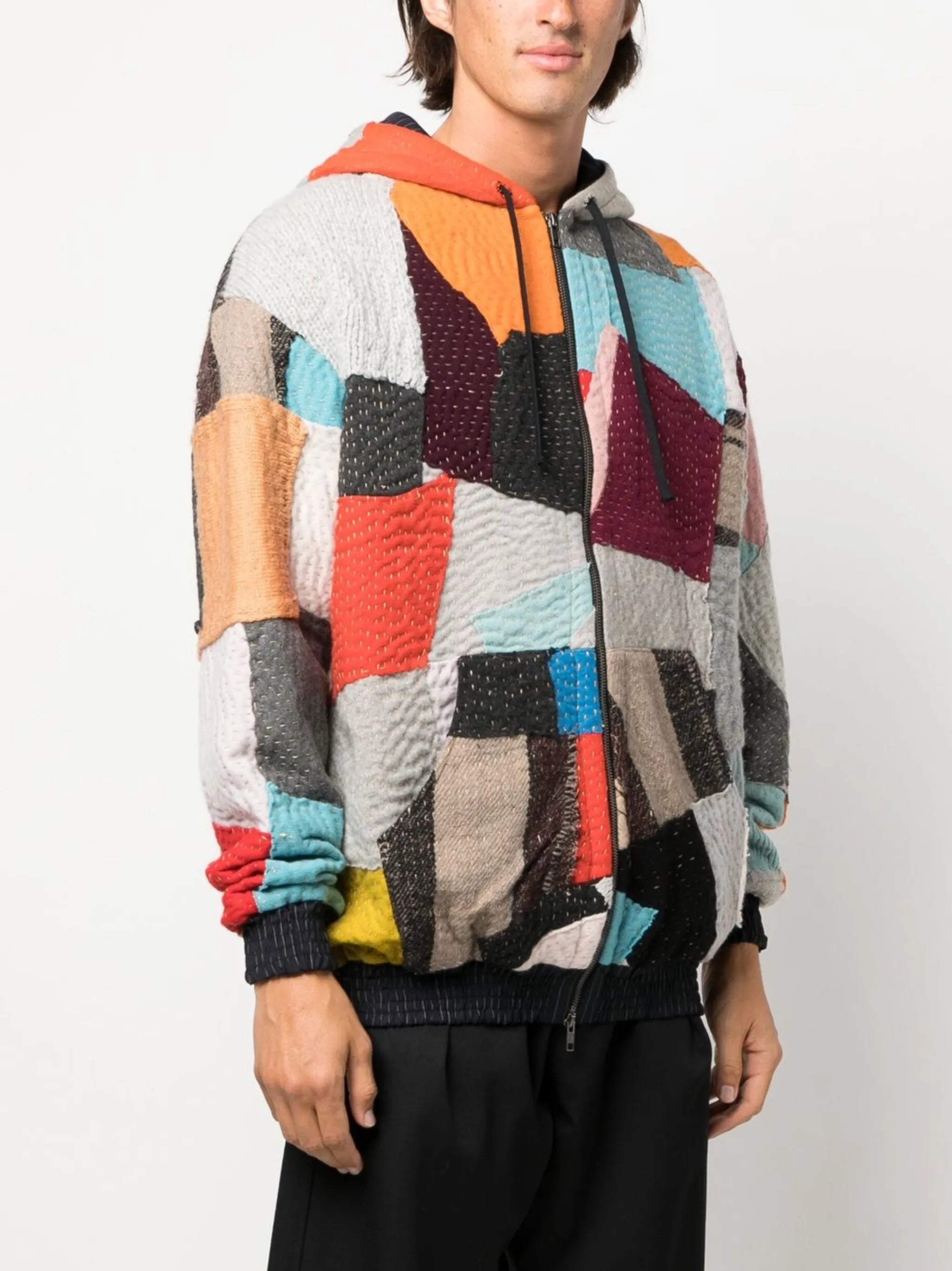Hayden patchwork hoodie
