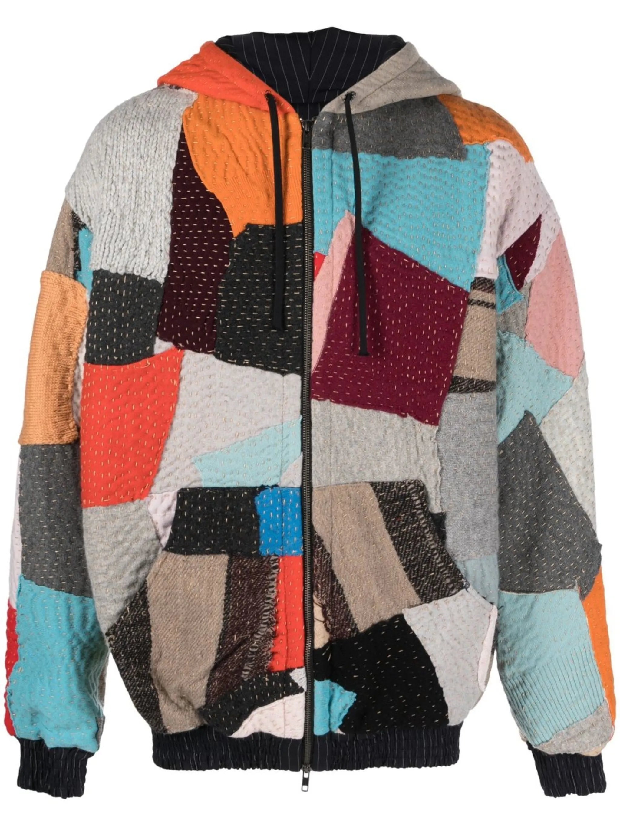 Hayden patchwork hoodie