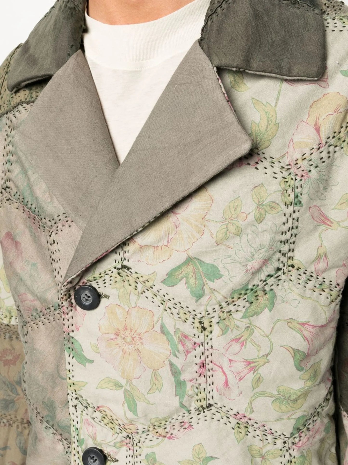 Jacob quilted pea coat