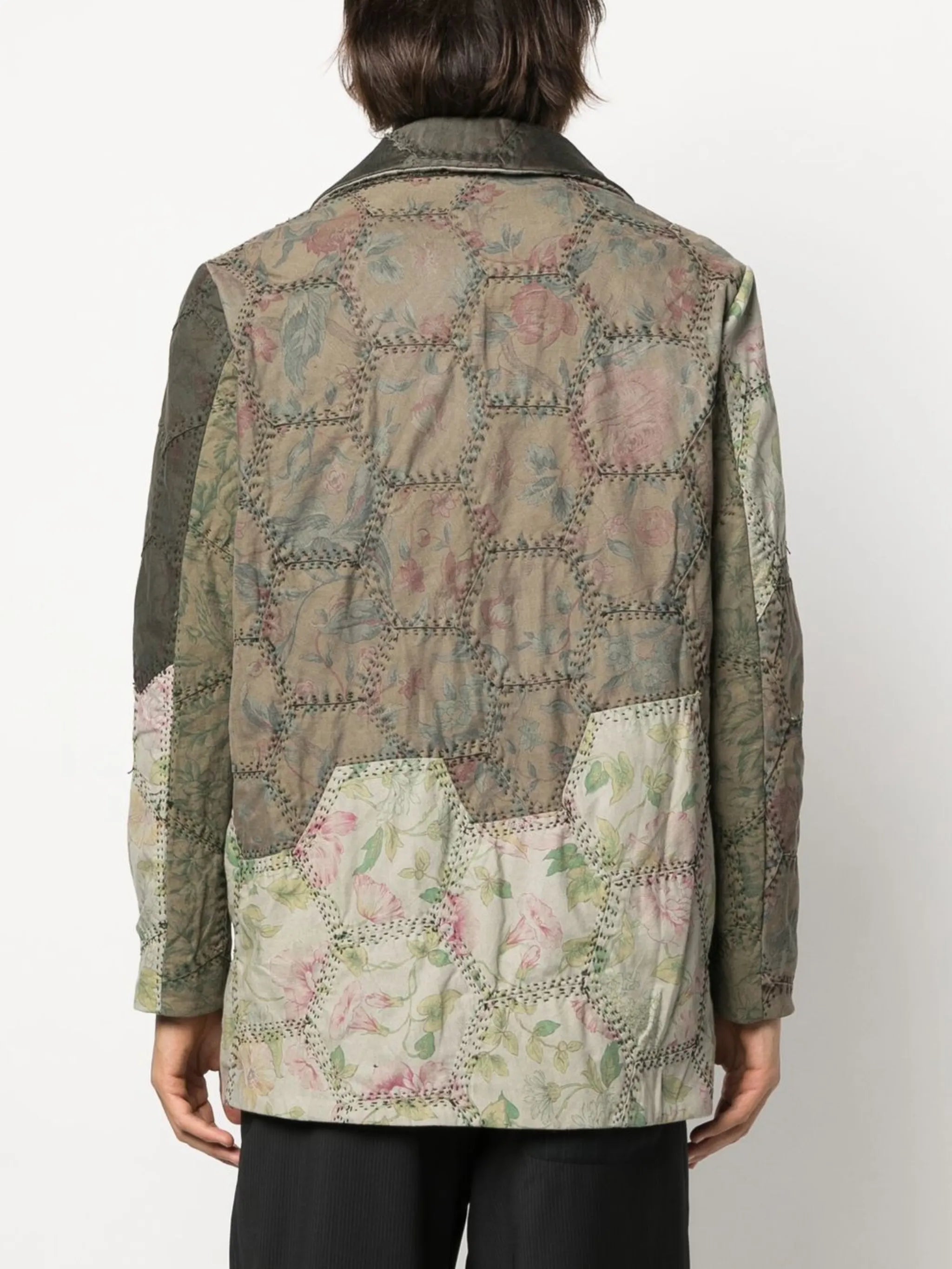 Jacob quilted pea coat
