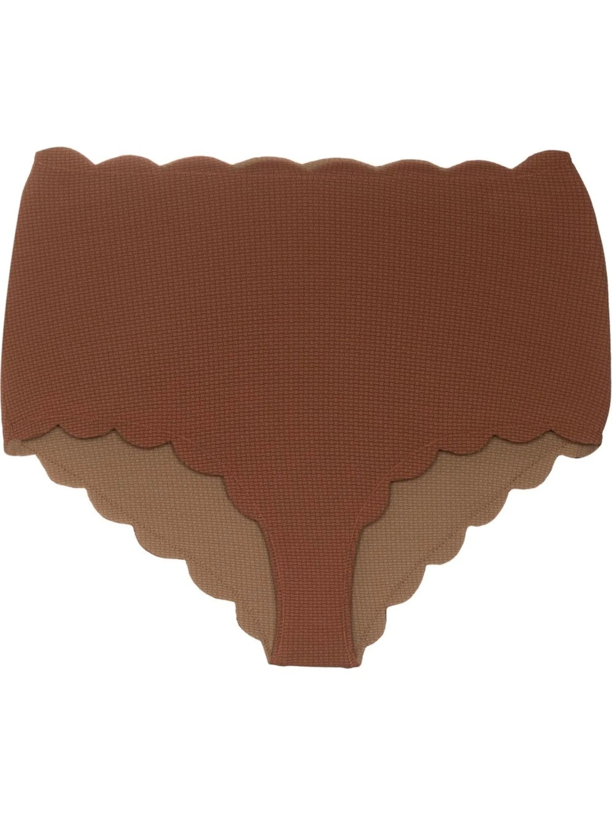 scallop-edge bikini bottoms