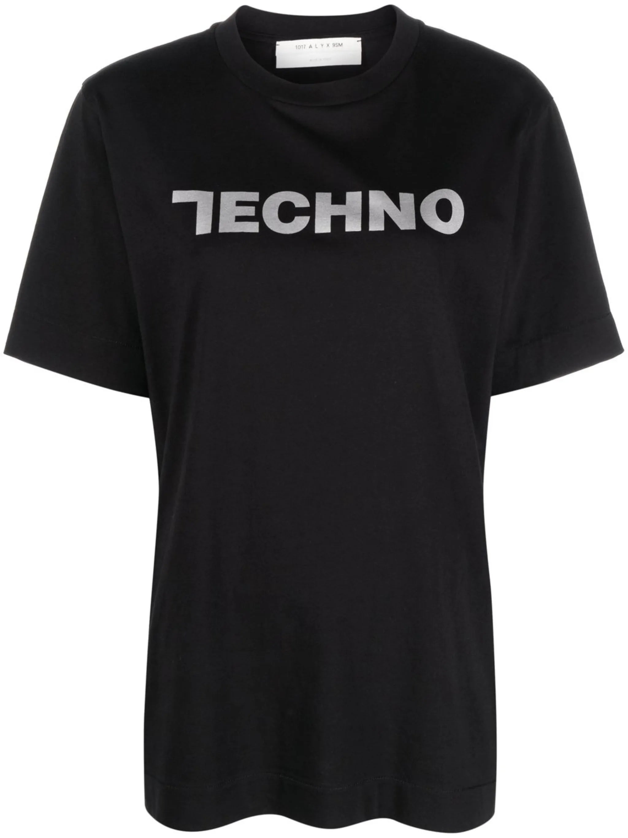 Techno print T-shirt