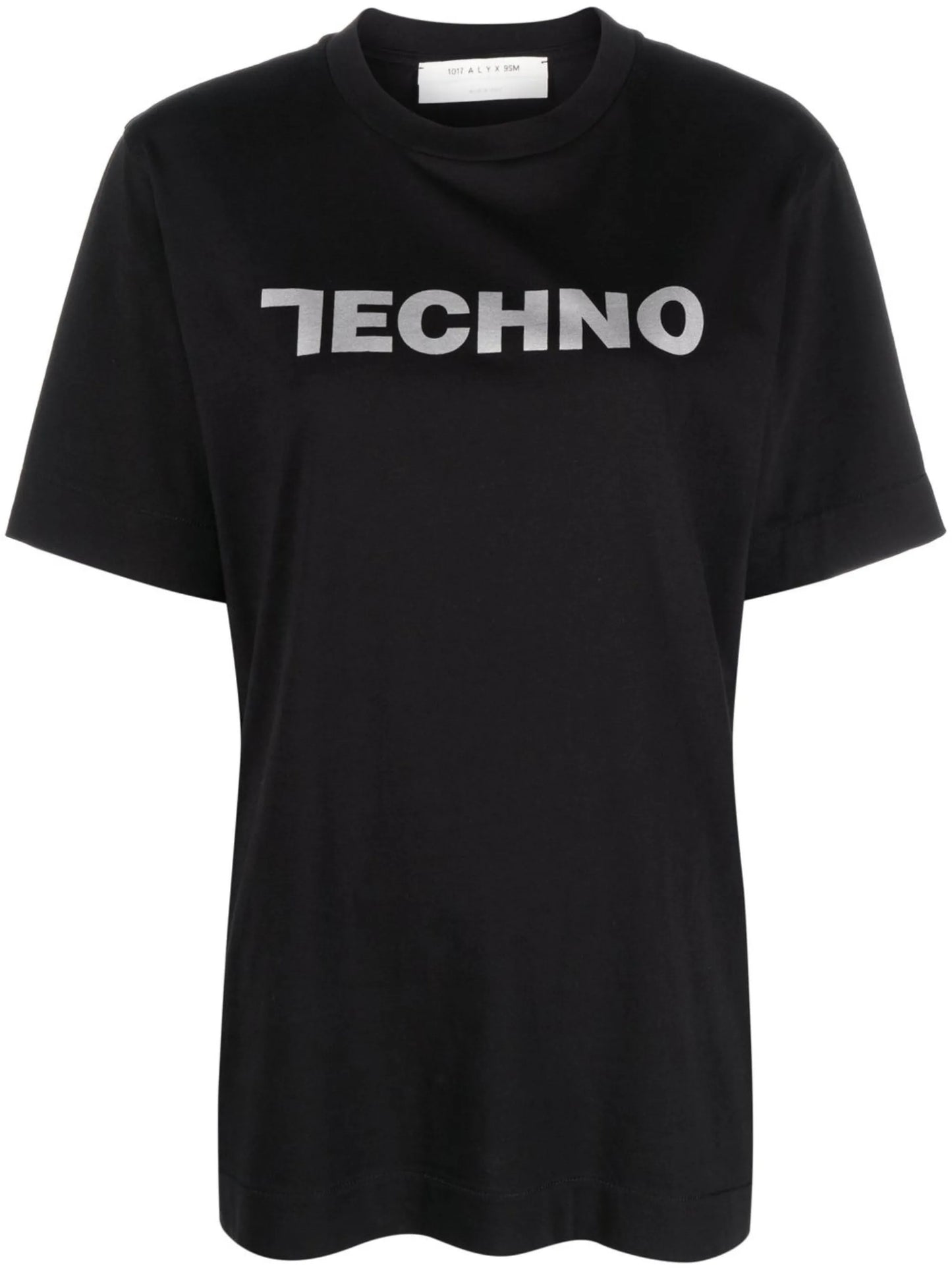 Techno print T-shirt