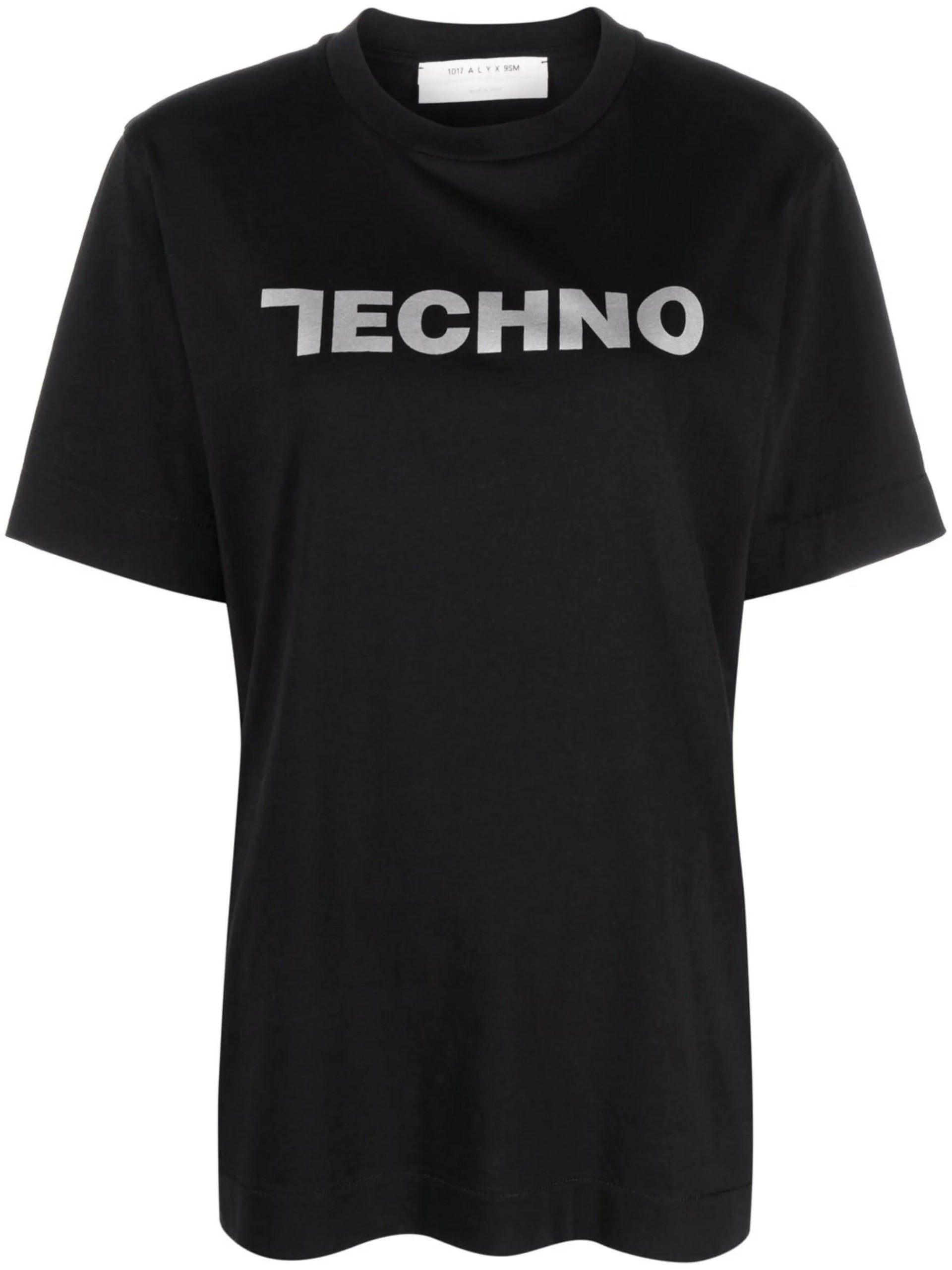 Techno print T shirt