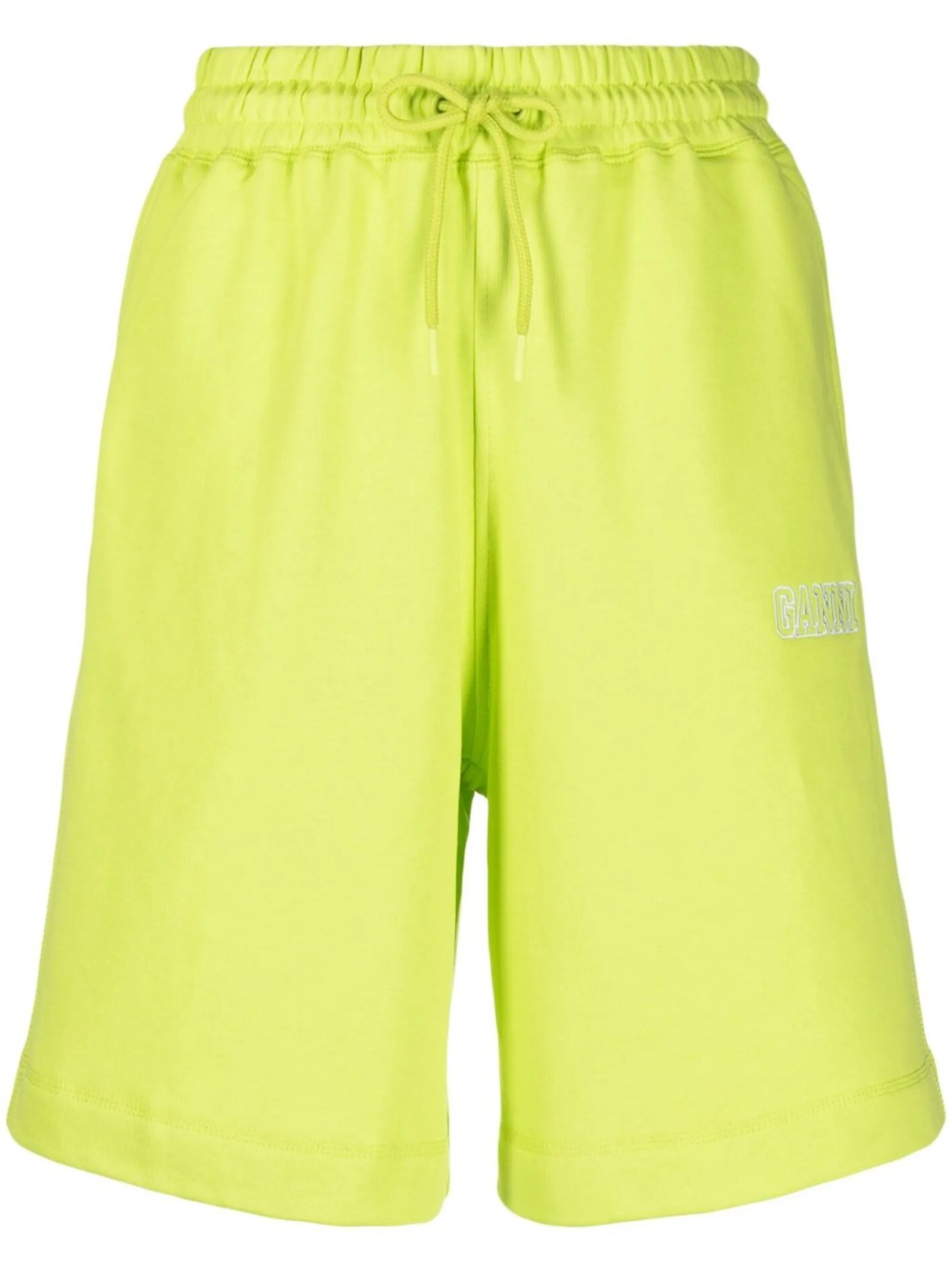 embroidered logo track shorts