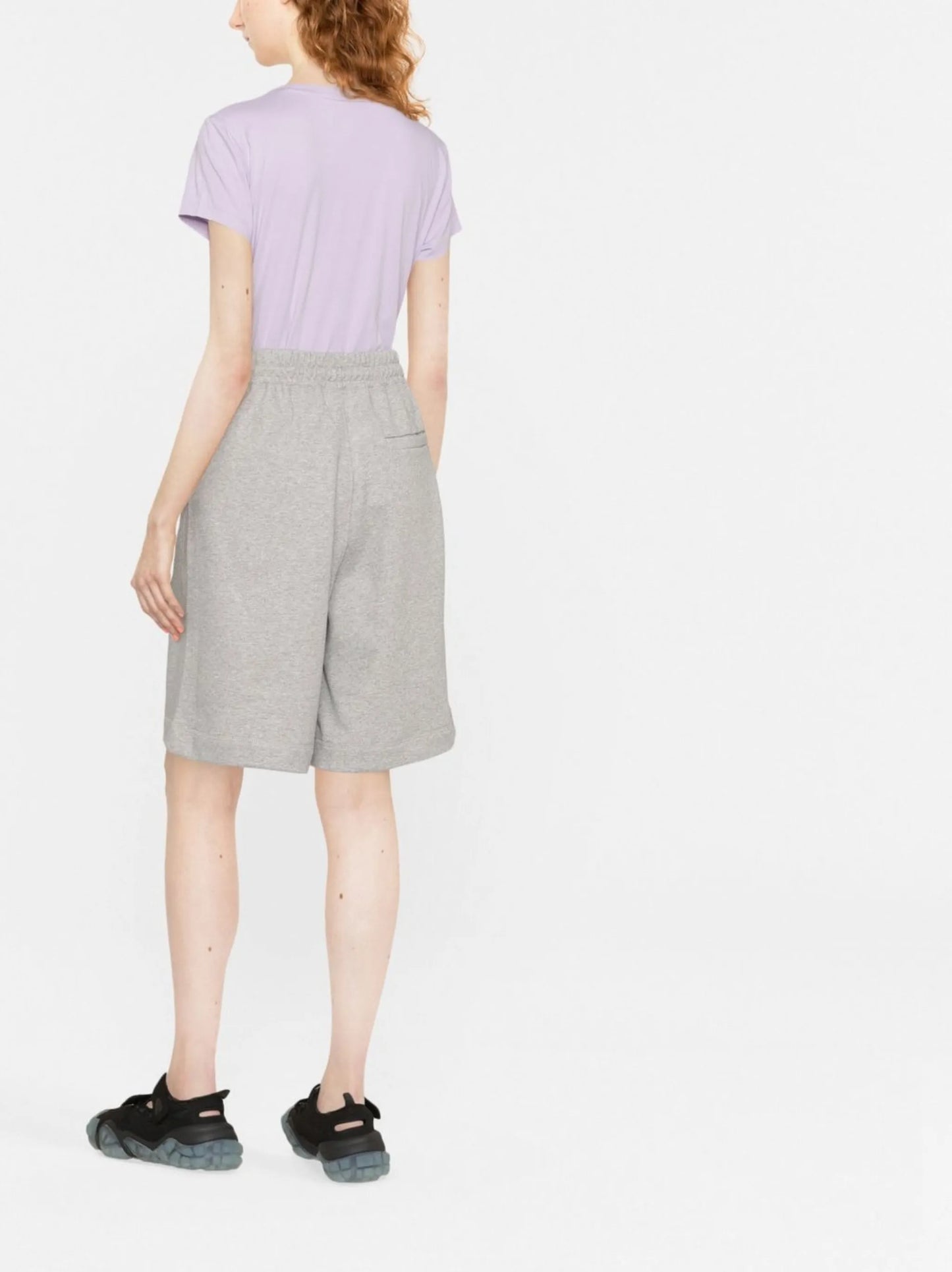 embroidered logo track shorts