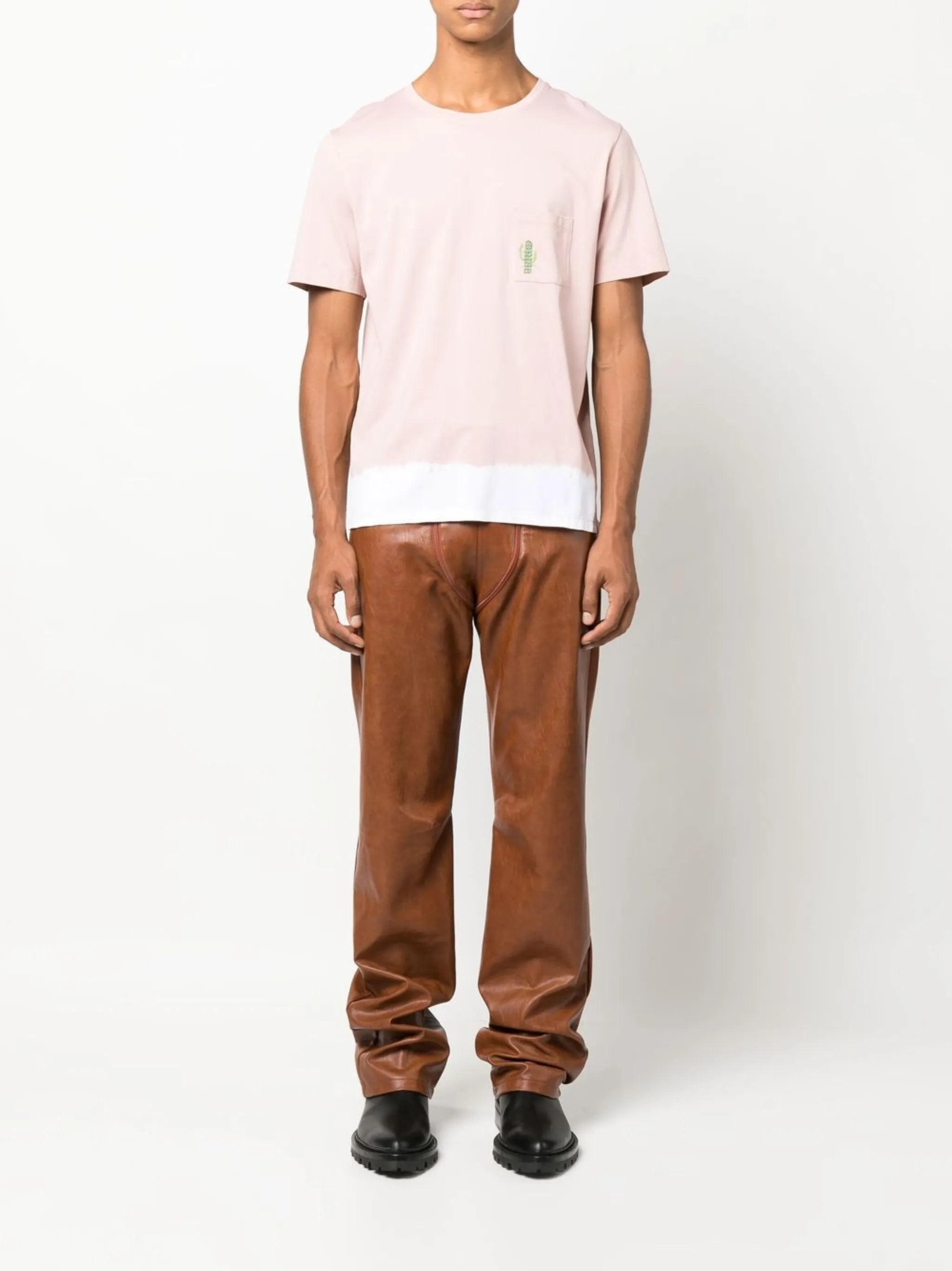 embroidered pocket T-shirt