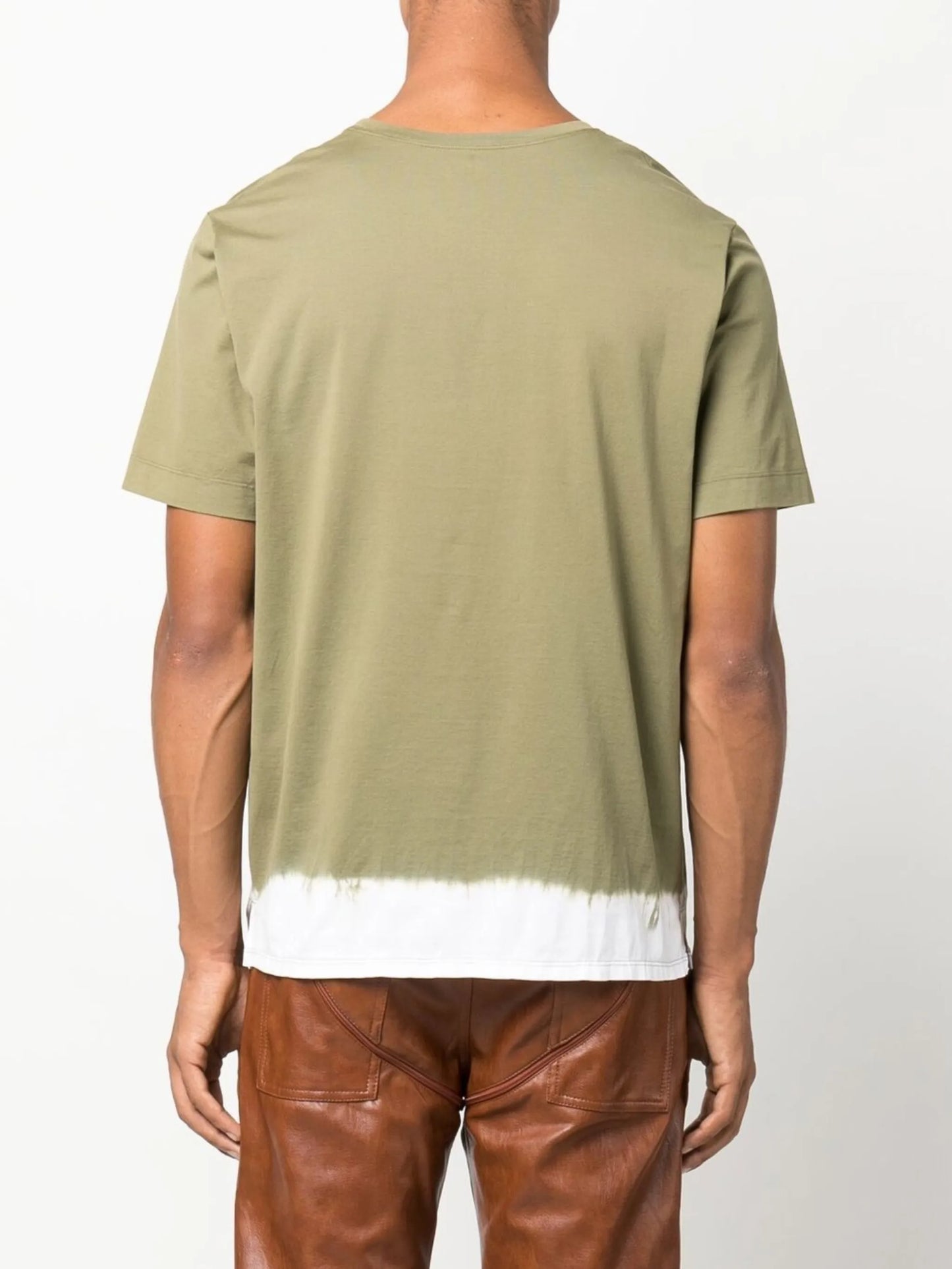 embroidered-matchstick T-shirt