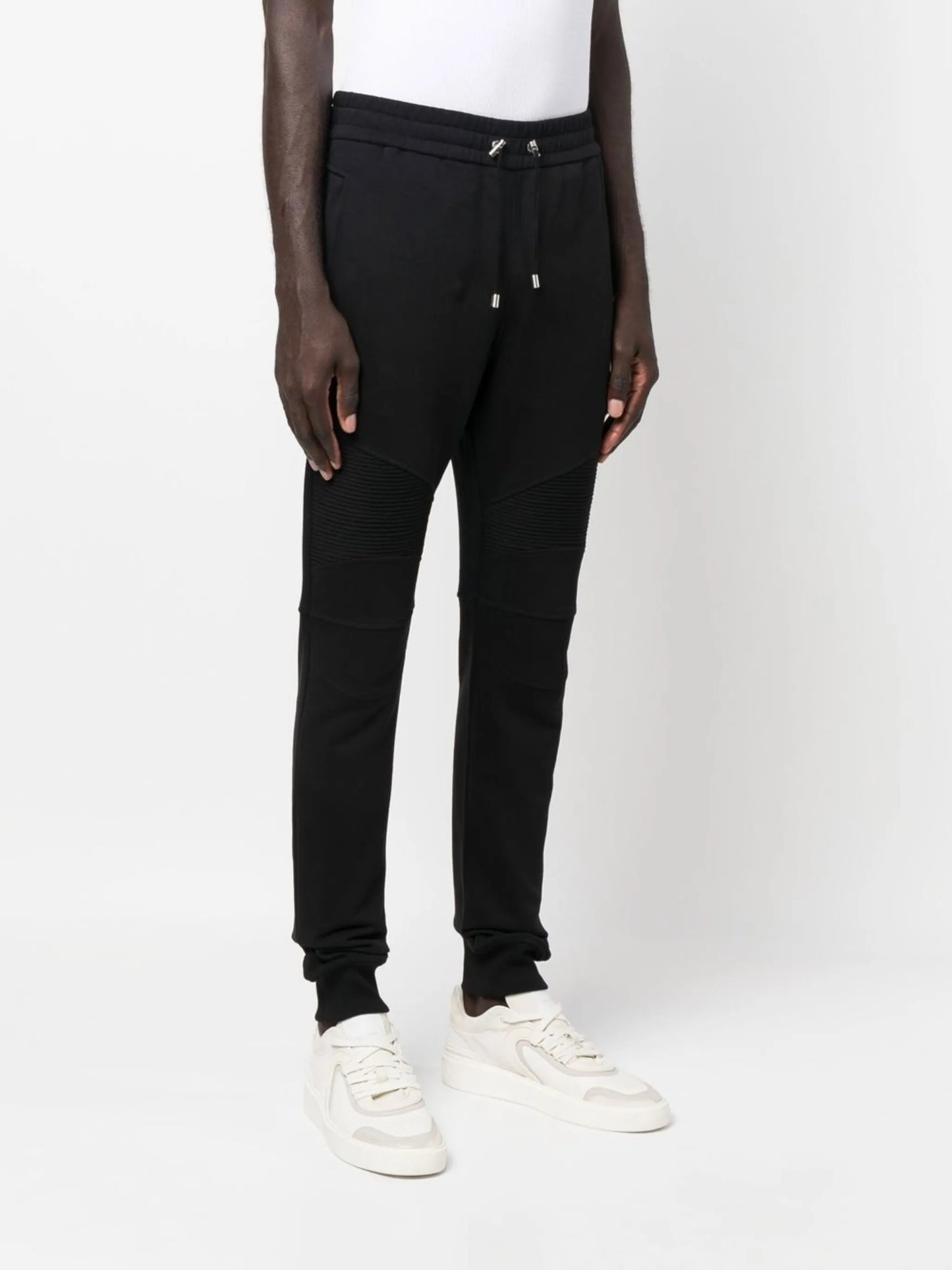 logo-patch drawstring track pants