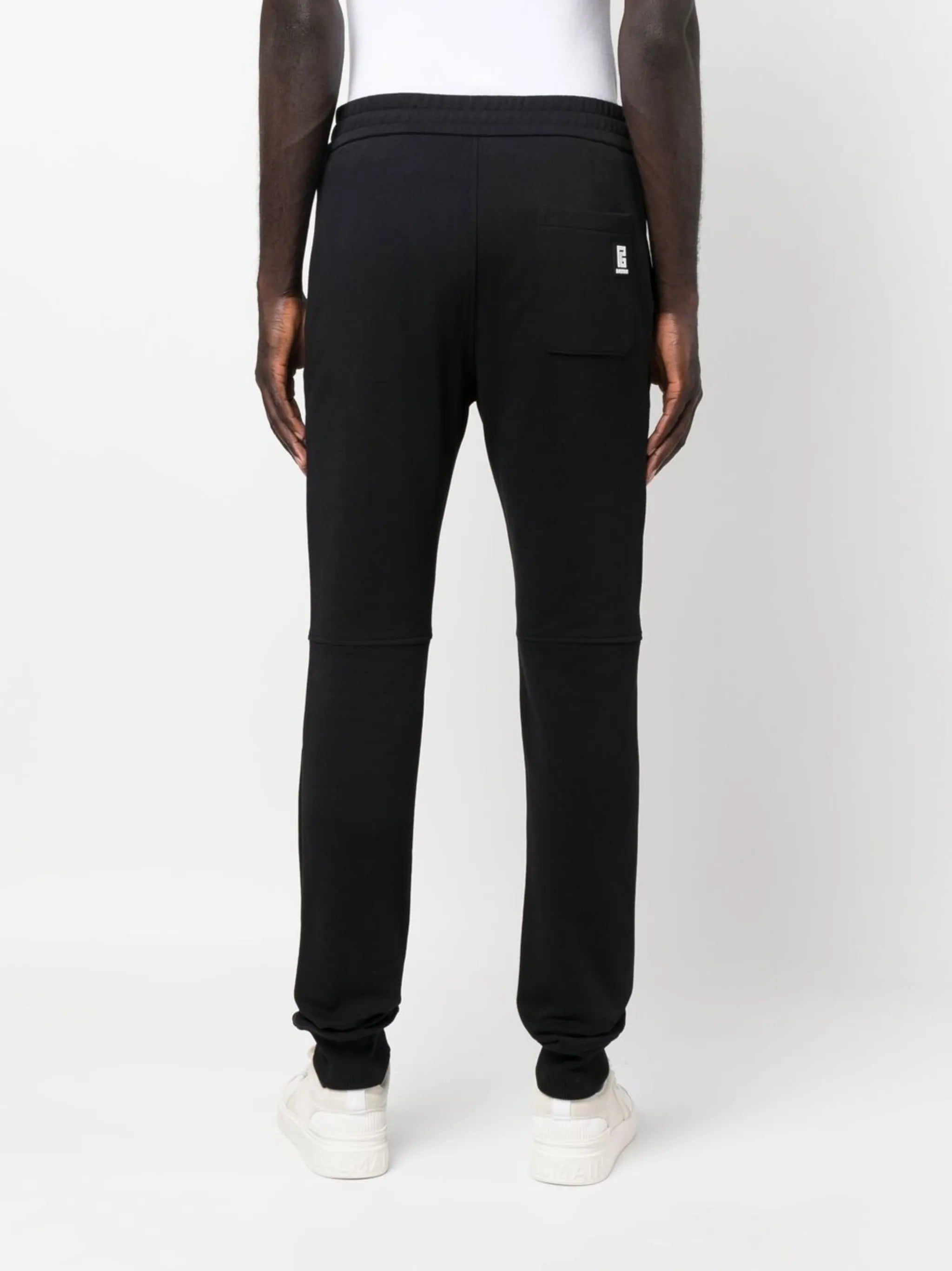 logo-patch drawstring track pants