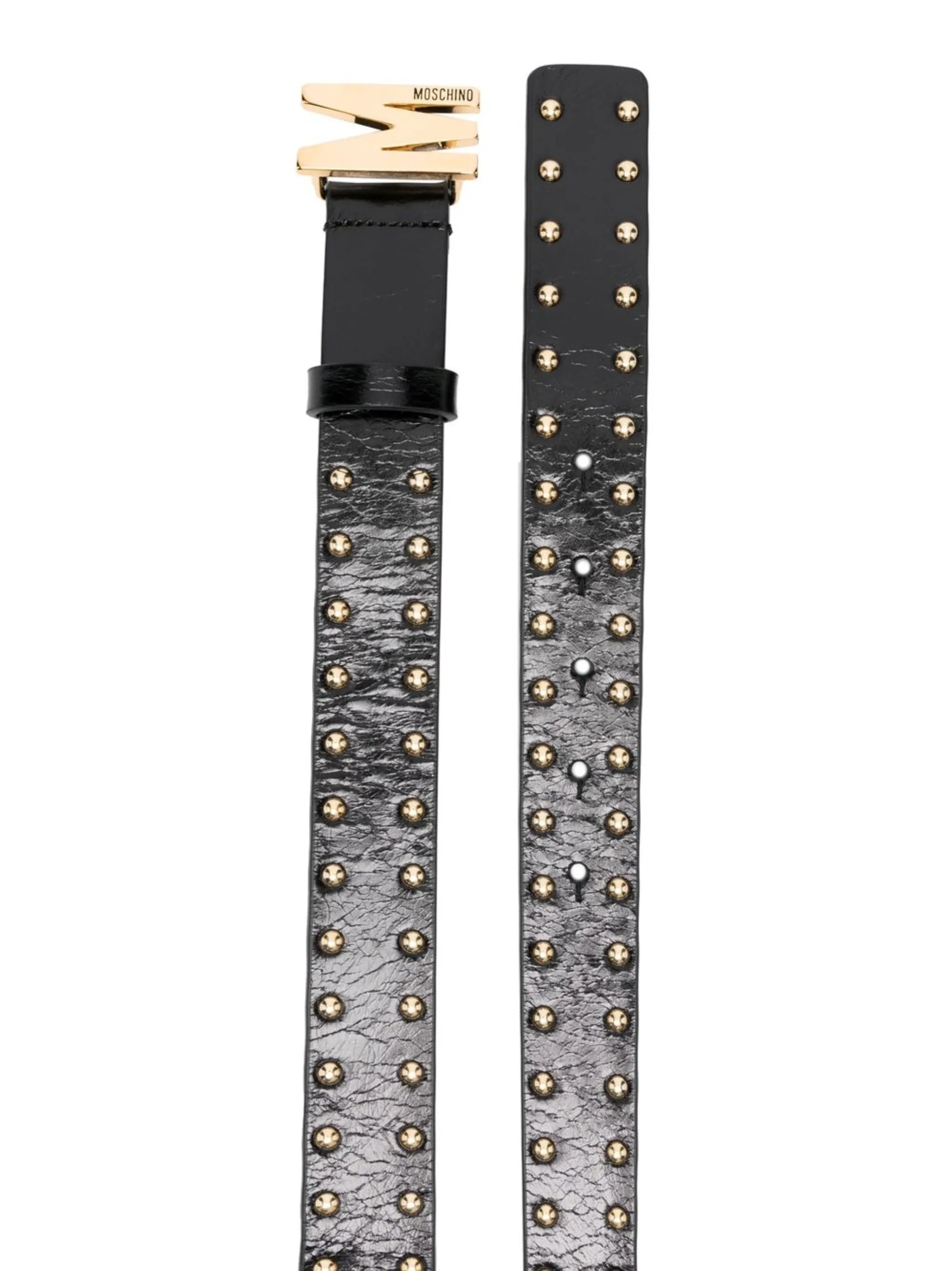 logo studded belt