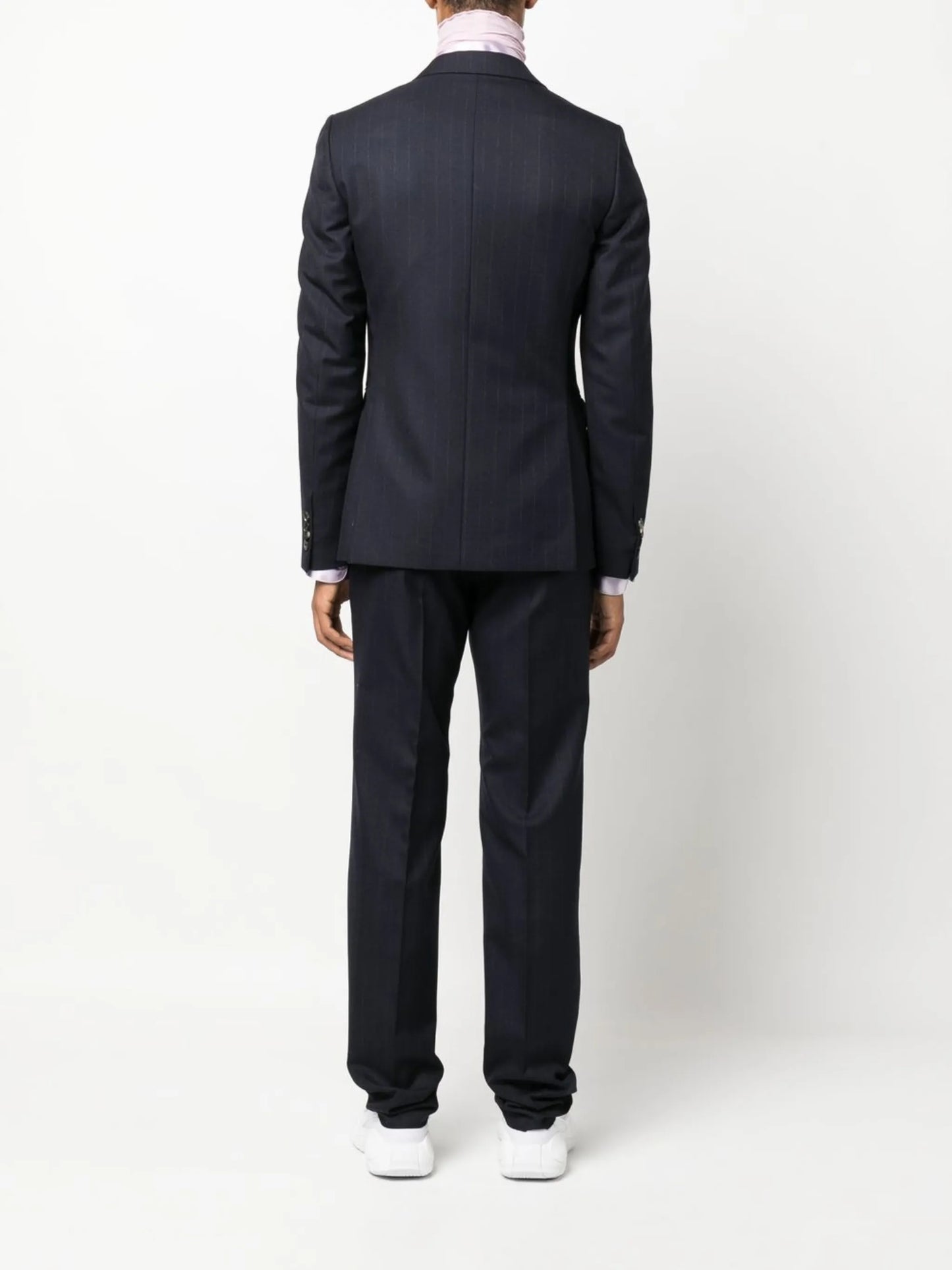 Kanye striped wool suit