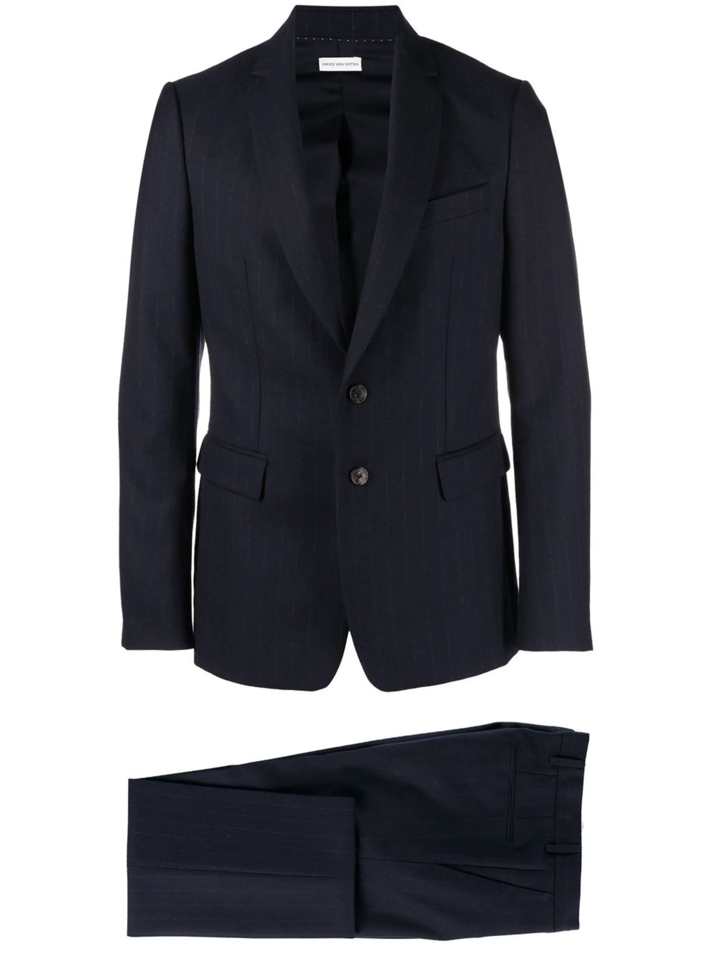 Kanye striped wool suit