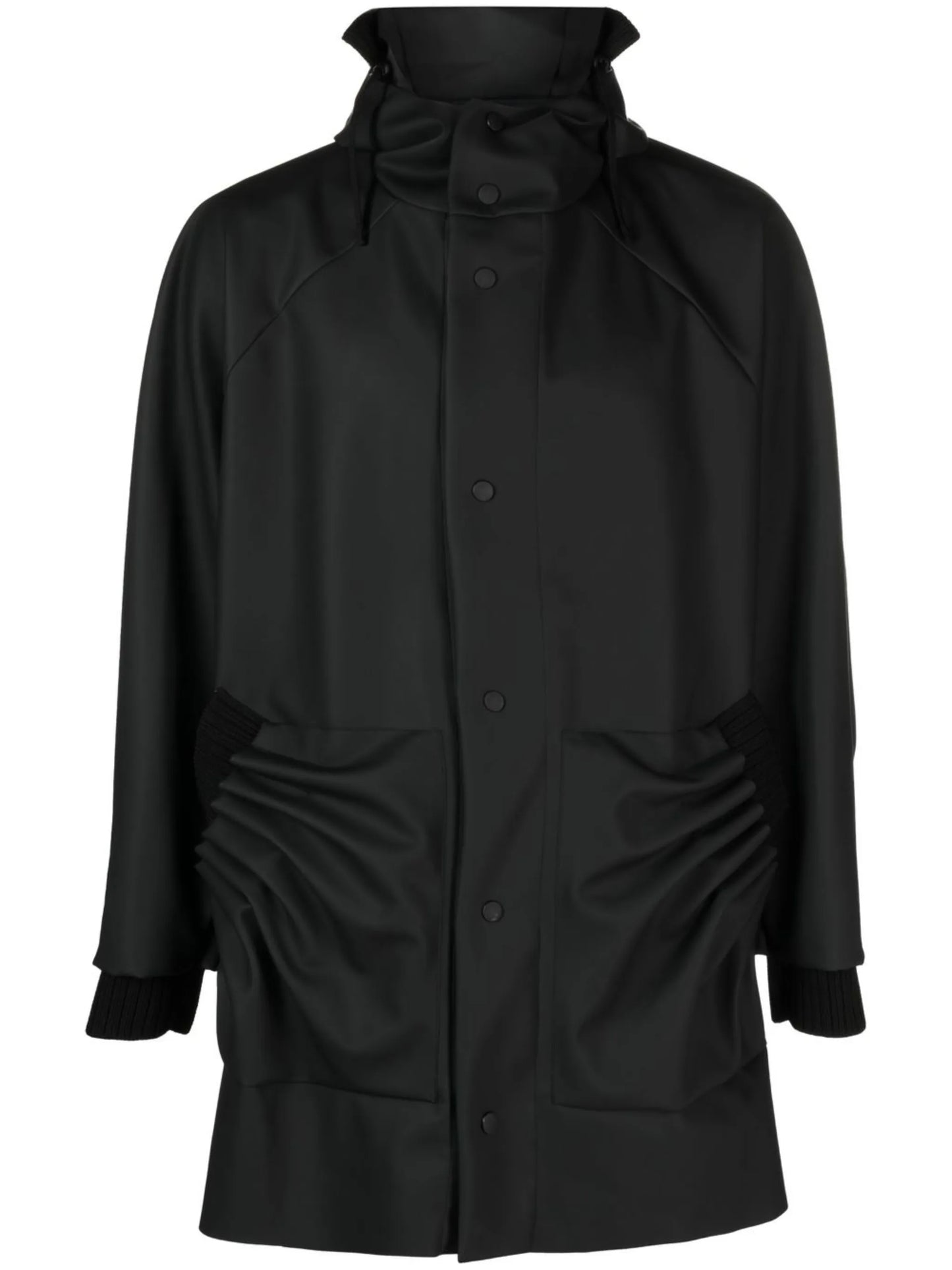 Tube Pleat raincoat