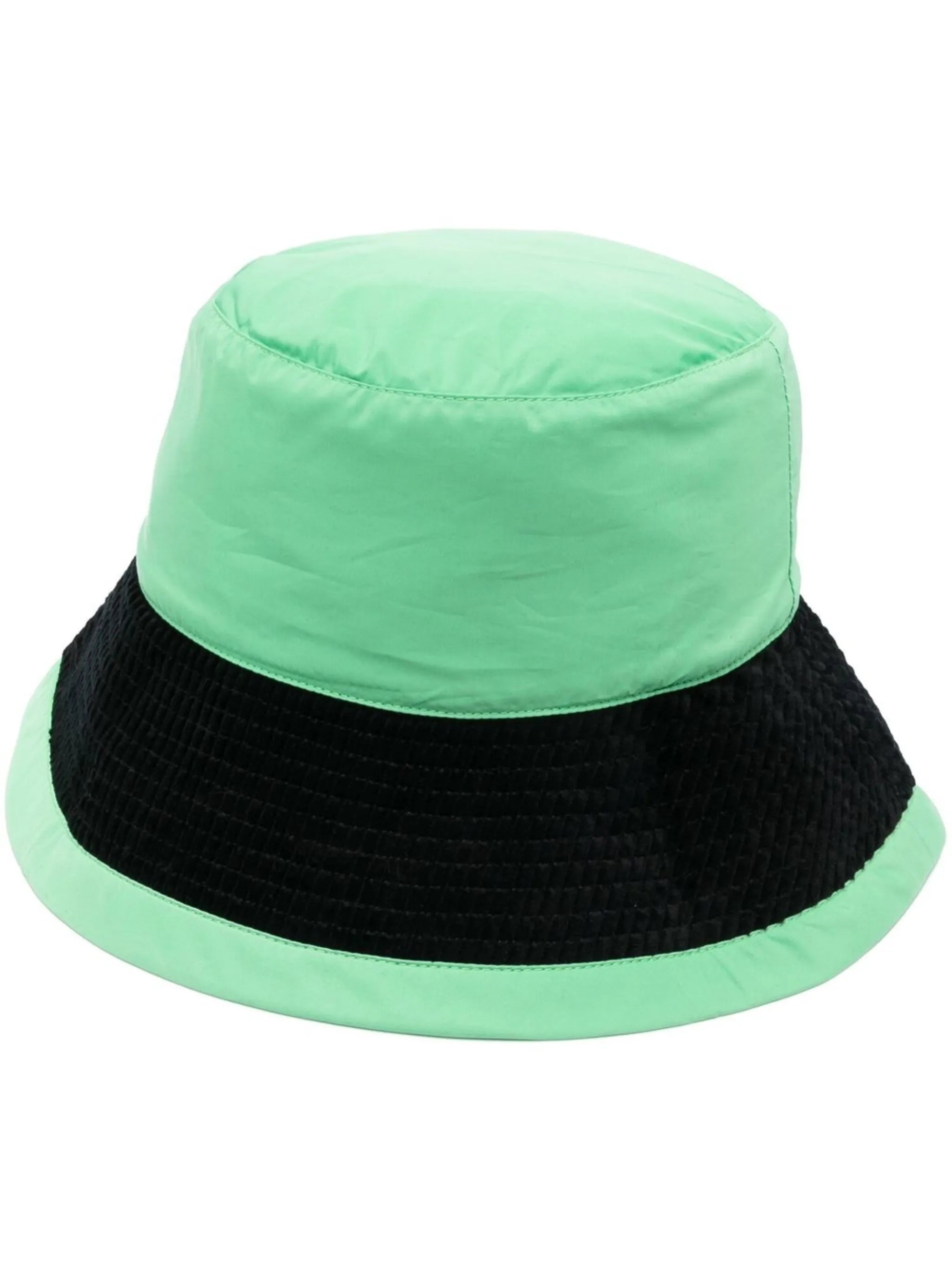 contrasting-border bucket hat