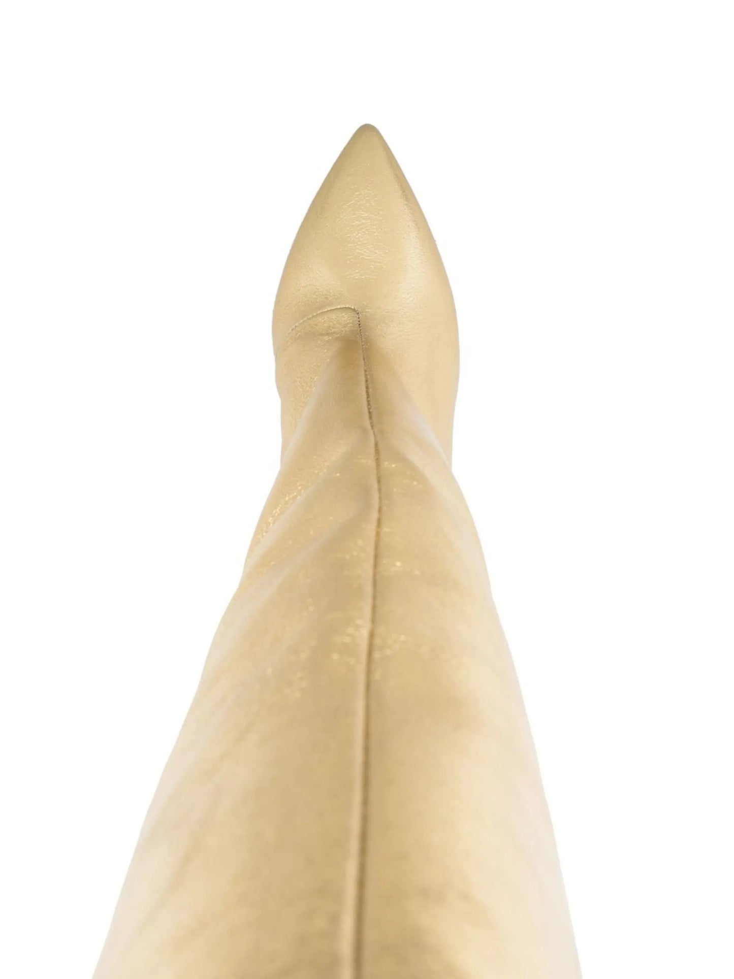 logo patch metallic boots