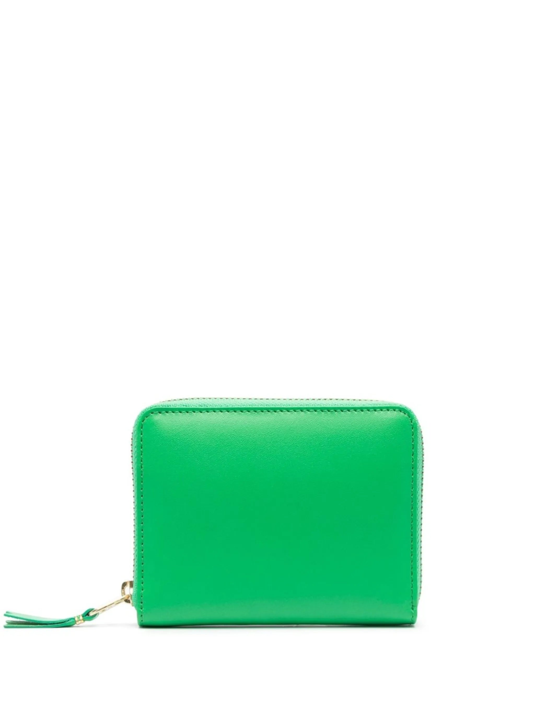 leather zipped wallet