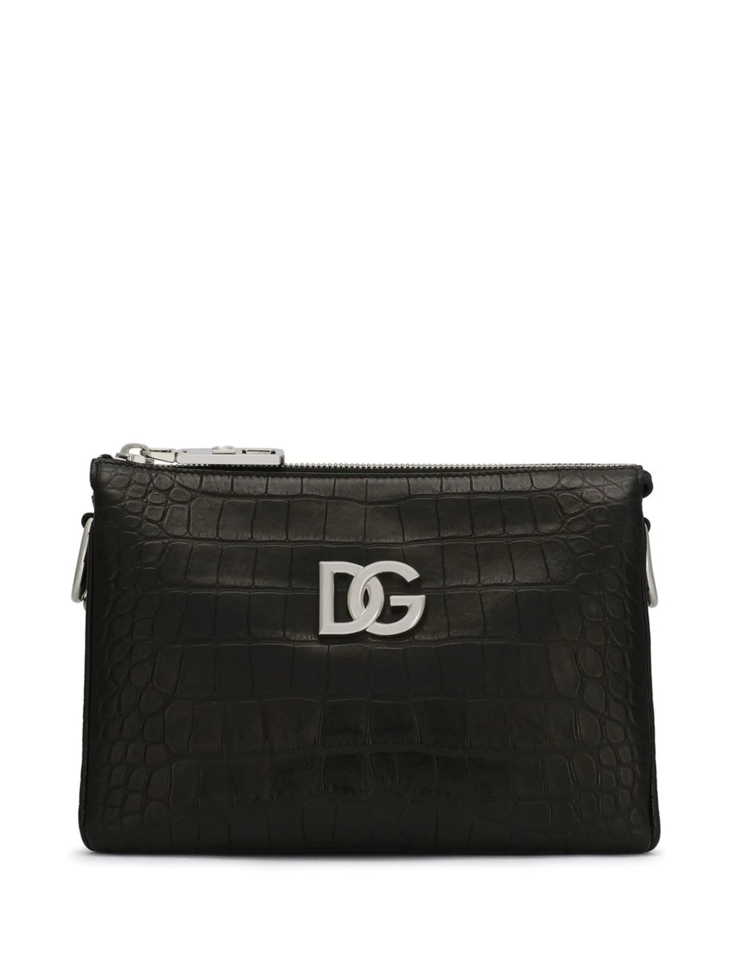 small Tris crocodile-print crossbody bag