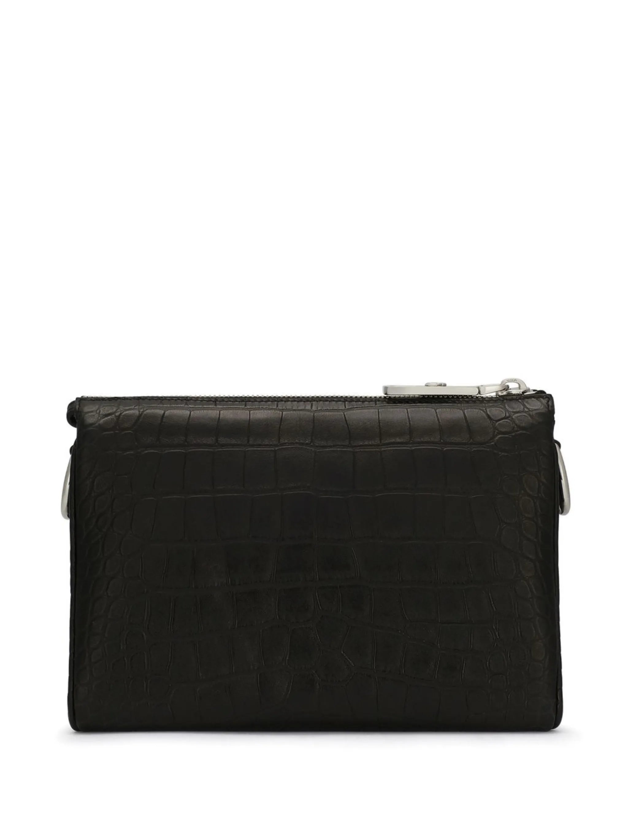 small Tris crocodile-print crossbody bag