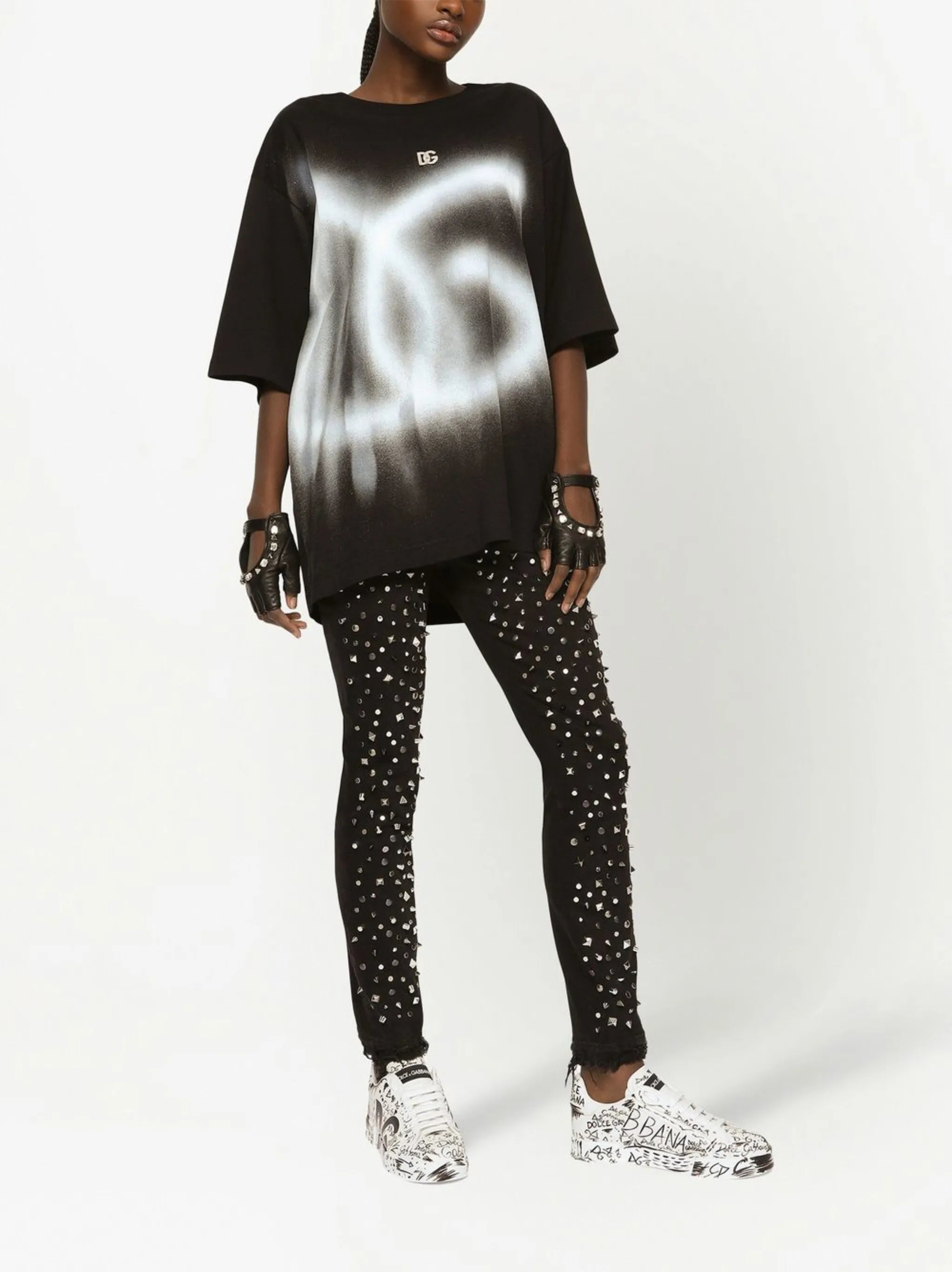 logo-print cotton T-shirt