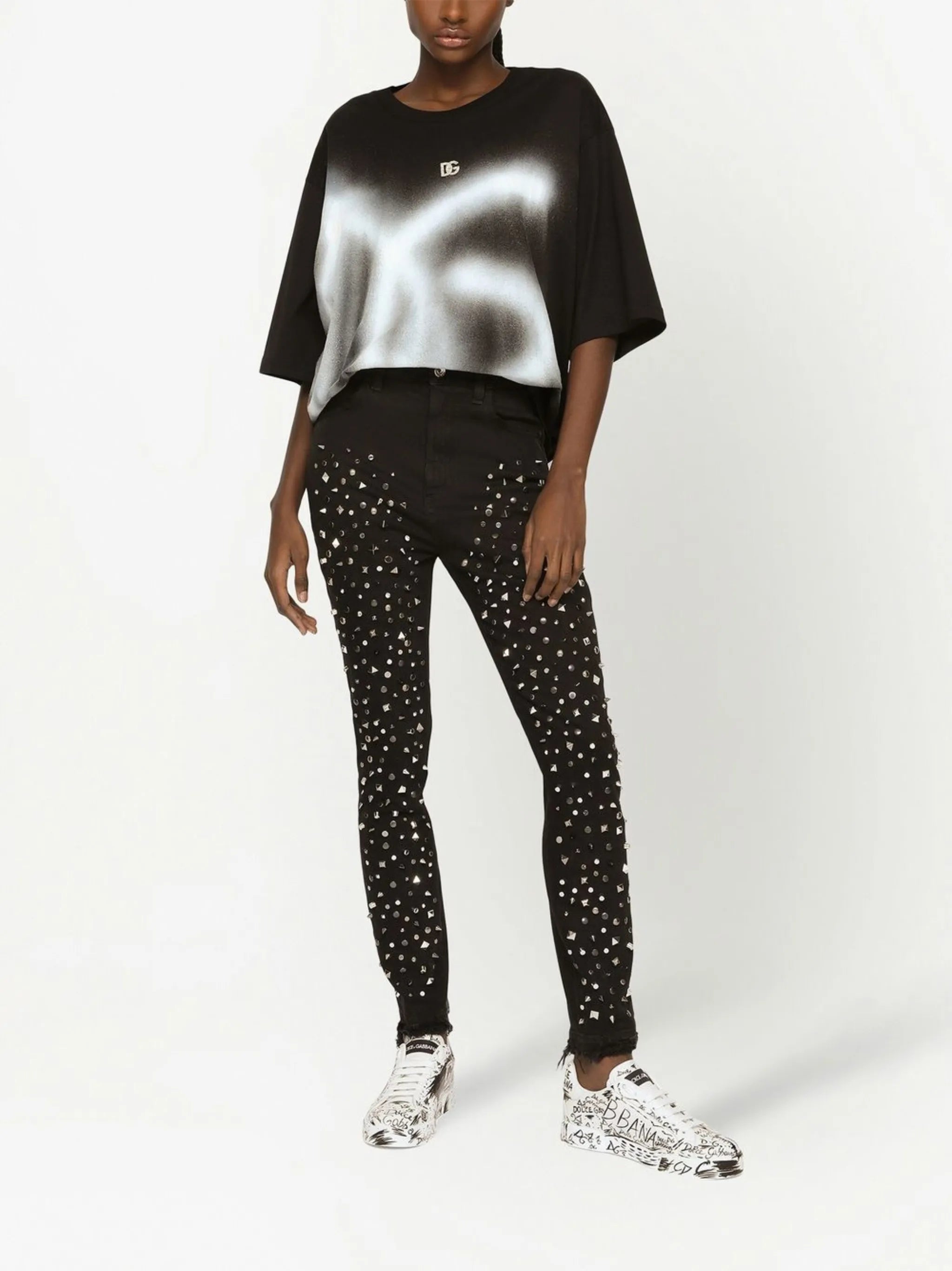 logo-print cotton T-shirt