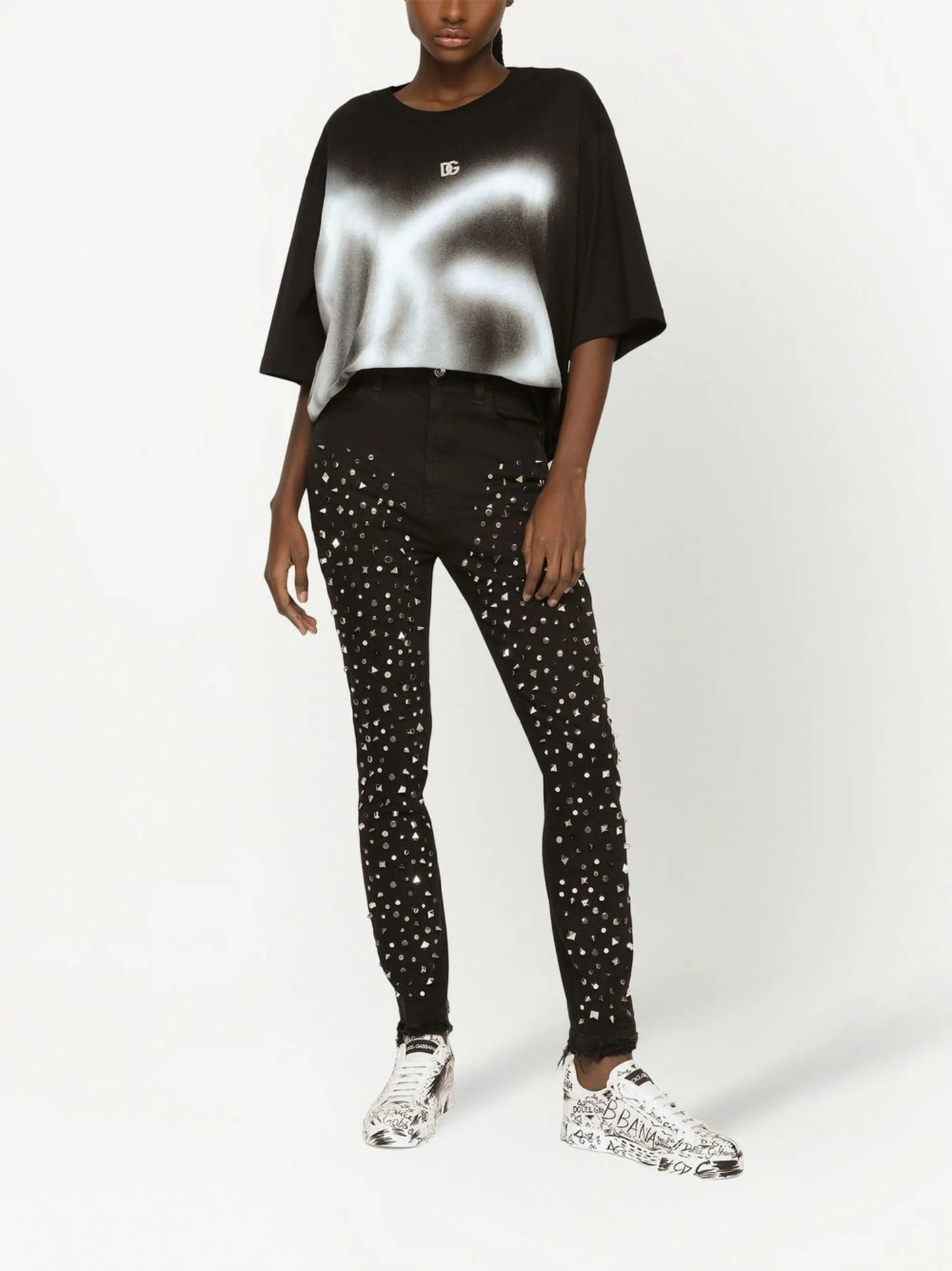 logo-print cotton T-shirt