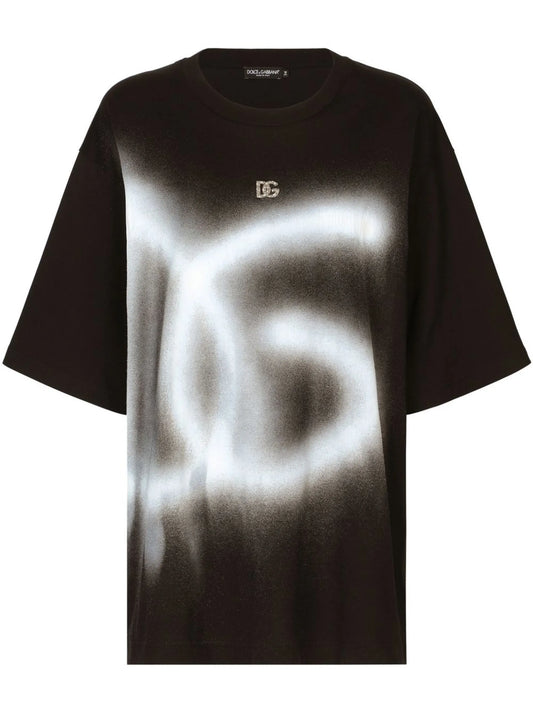 logo-print cotton T-shirt