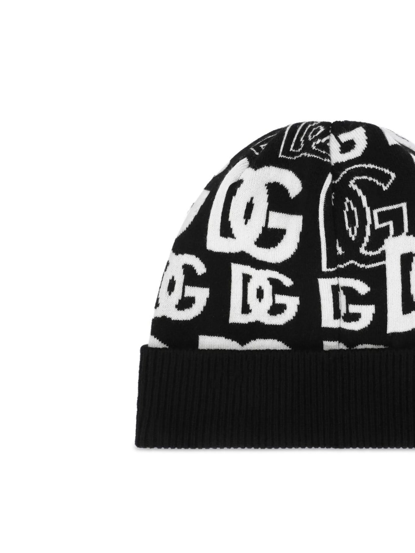 DG-logo cashmere-blend beanie