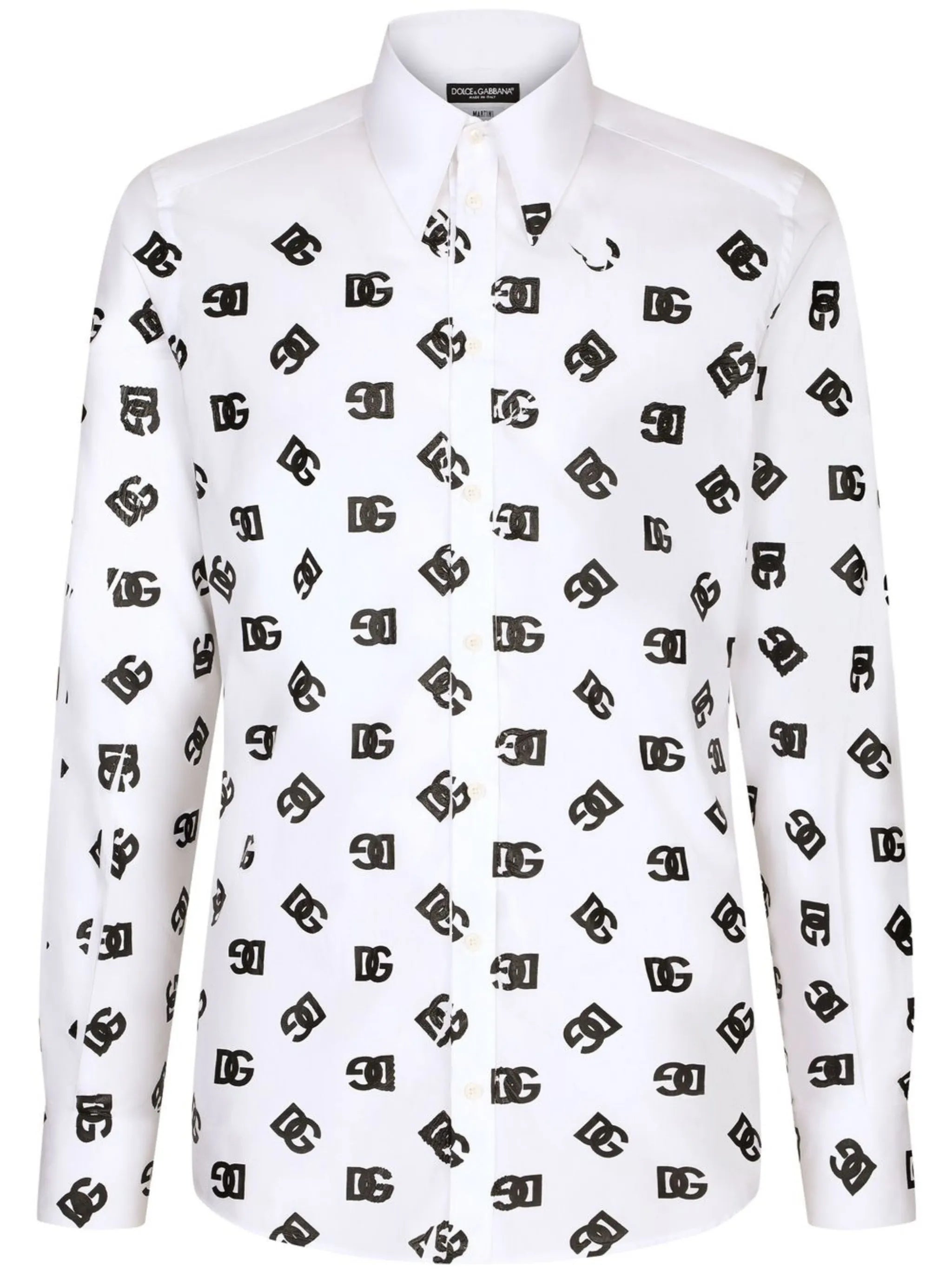 logo-print shirt