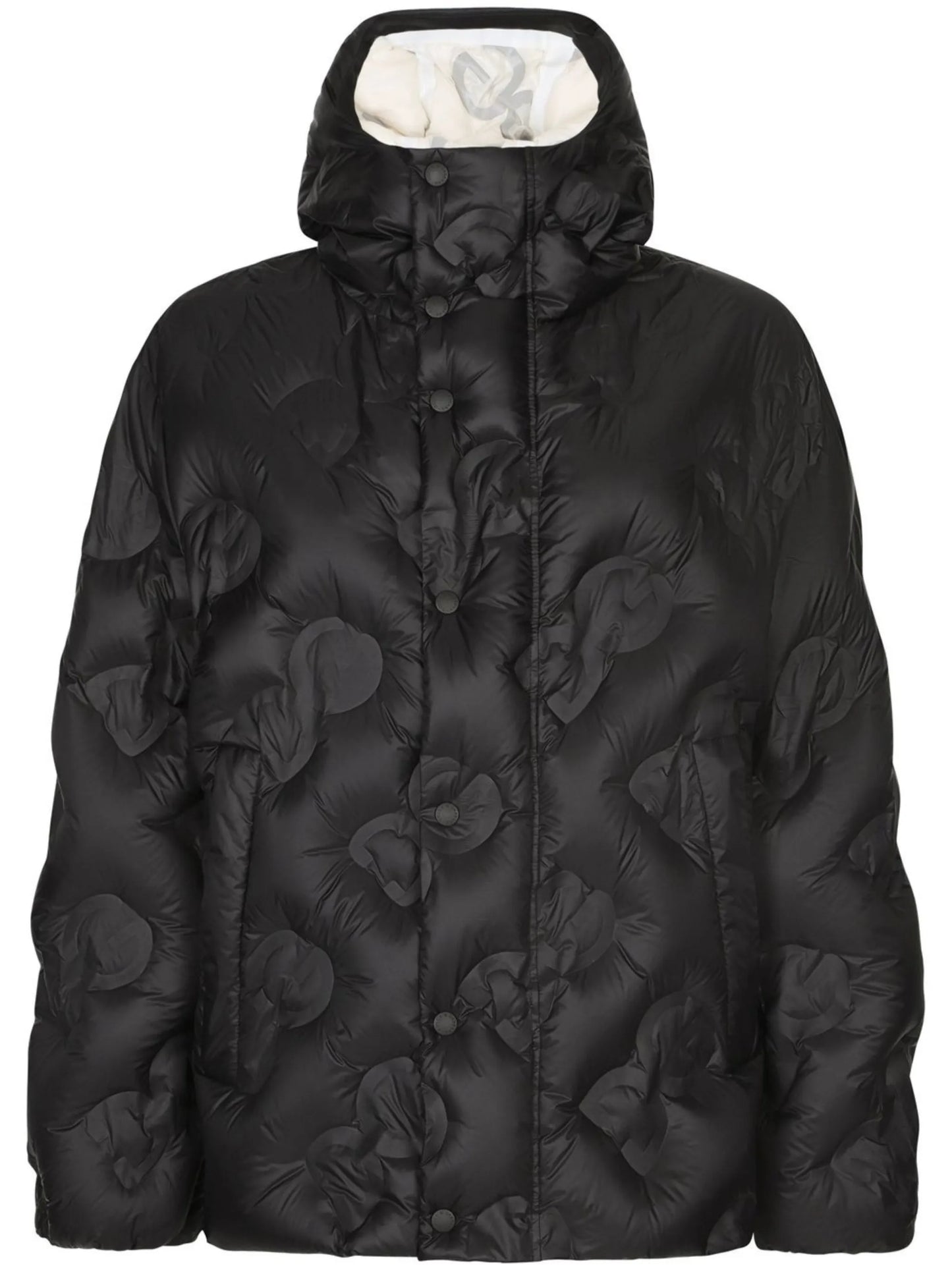 DG quilted hooded coat
