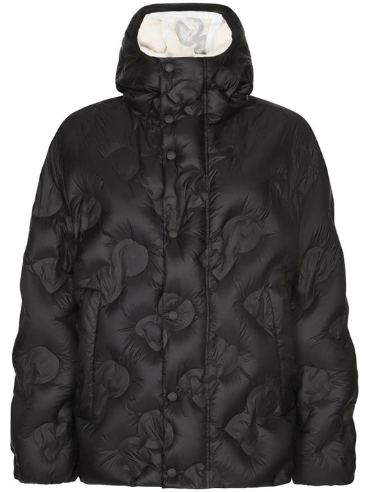 DG quilted hooded coat