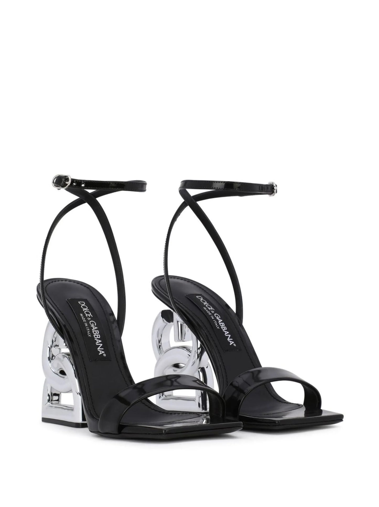 3.5 105mm patent leather sandals