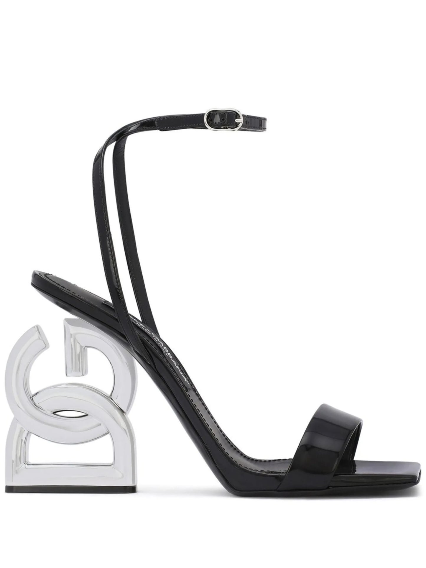 3.5 105mm patent leather sandals