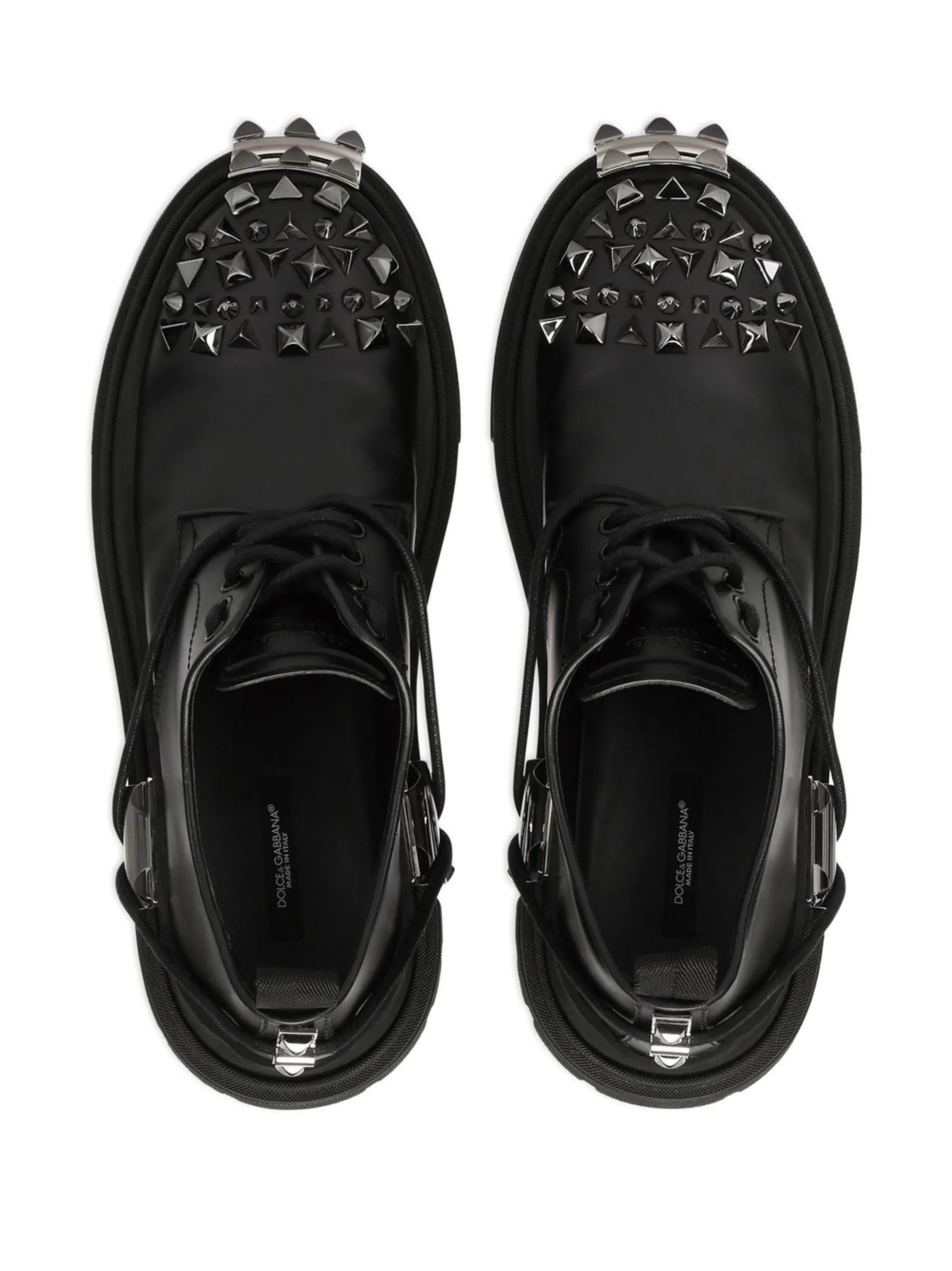 stud-detail Derby shoes