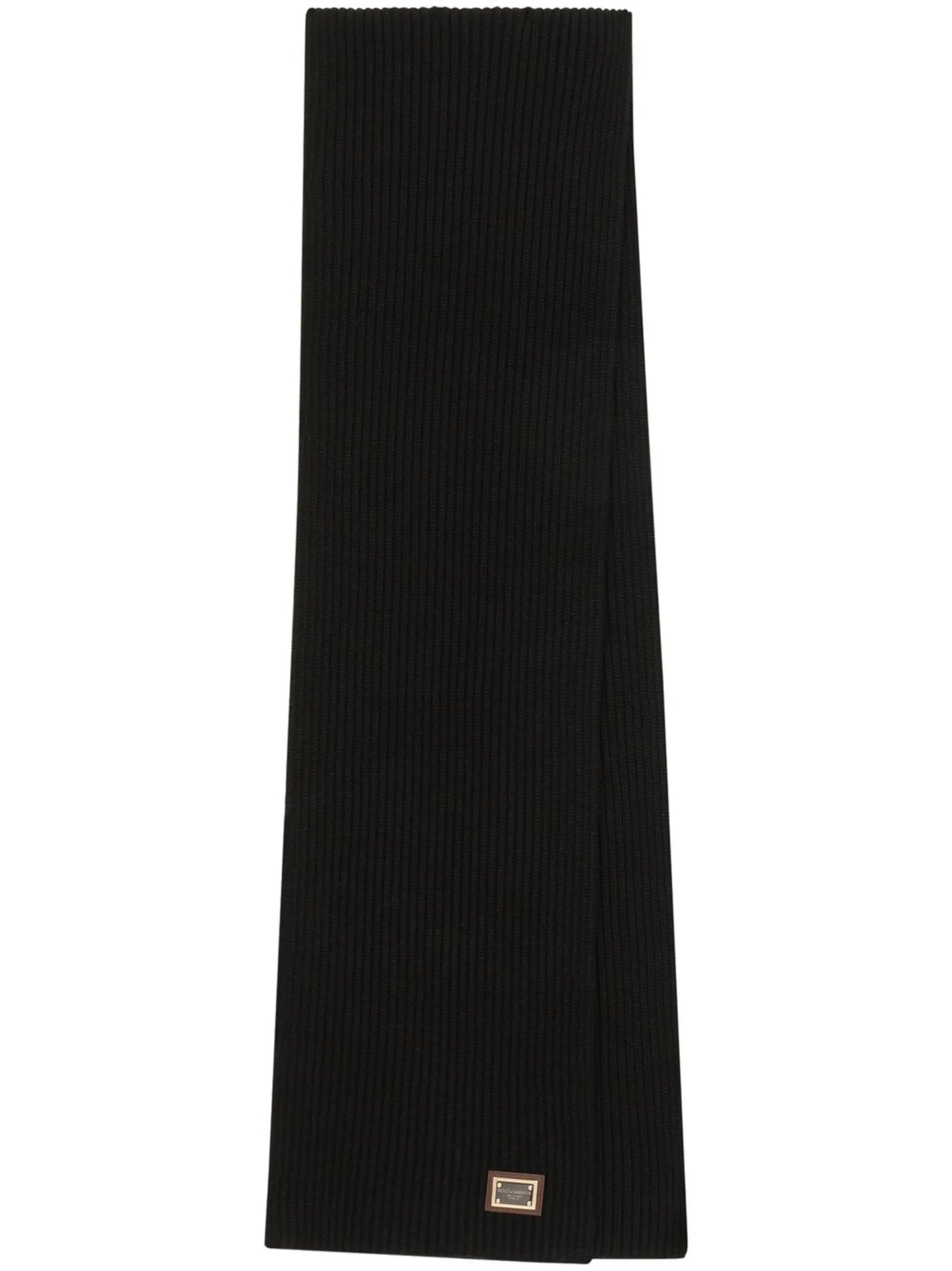 logo-tag cashmere scarf