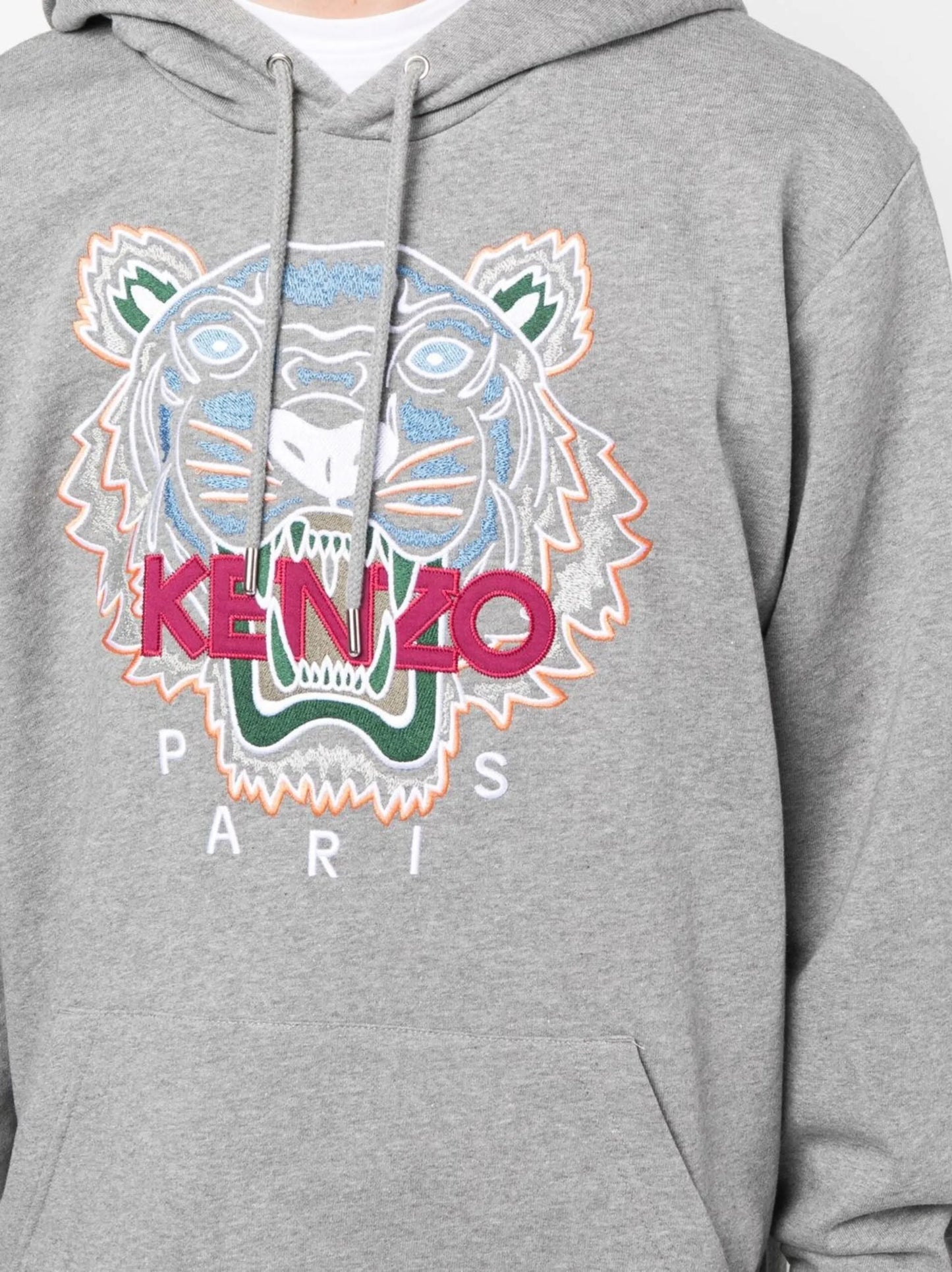 tiger-motif hoodie