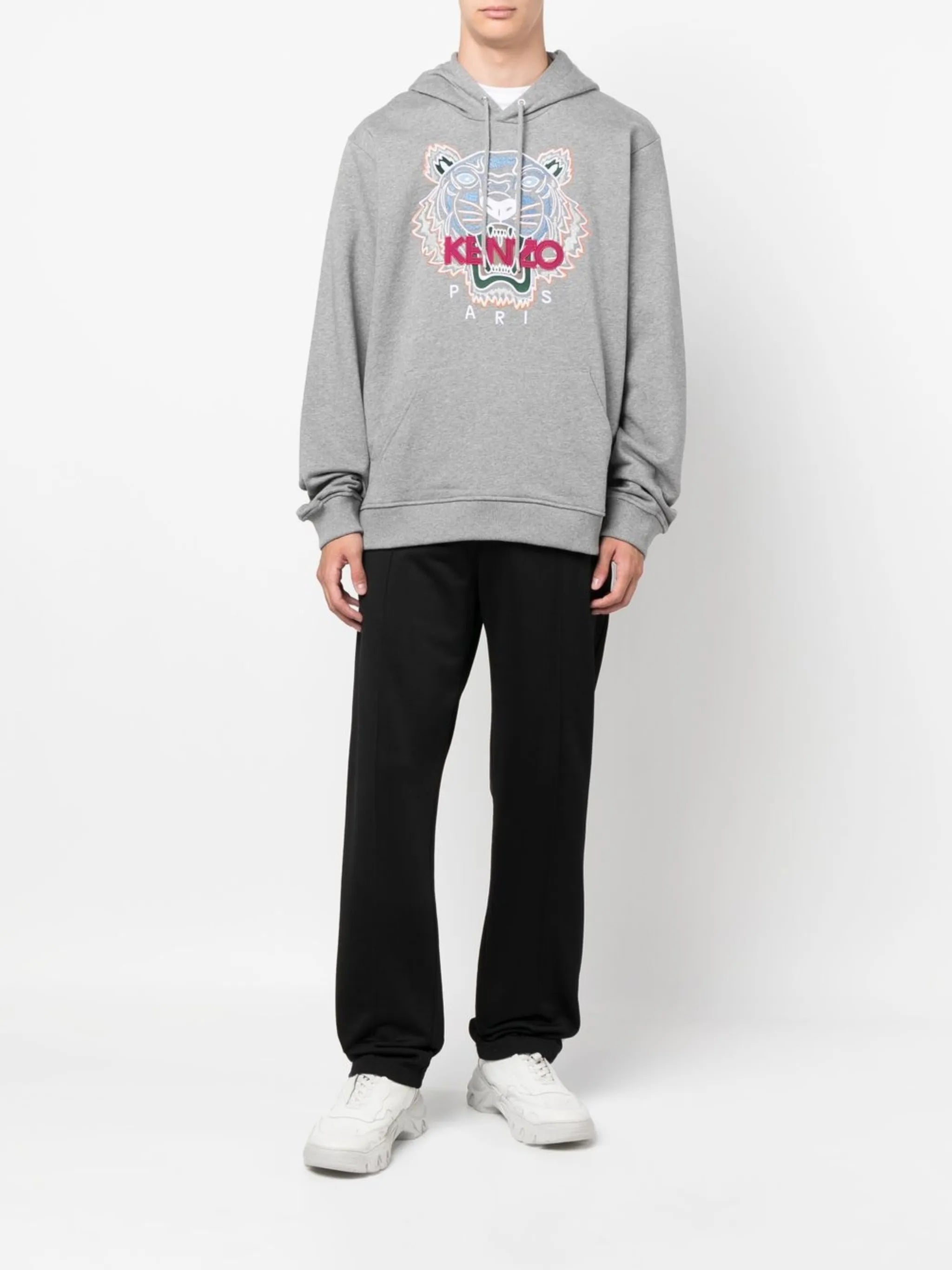 tiger-motif hoodie