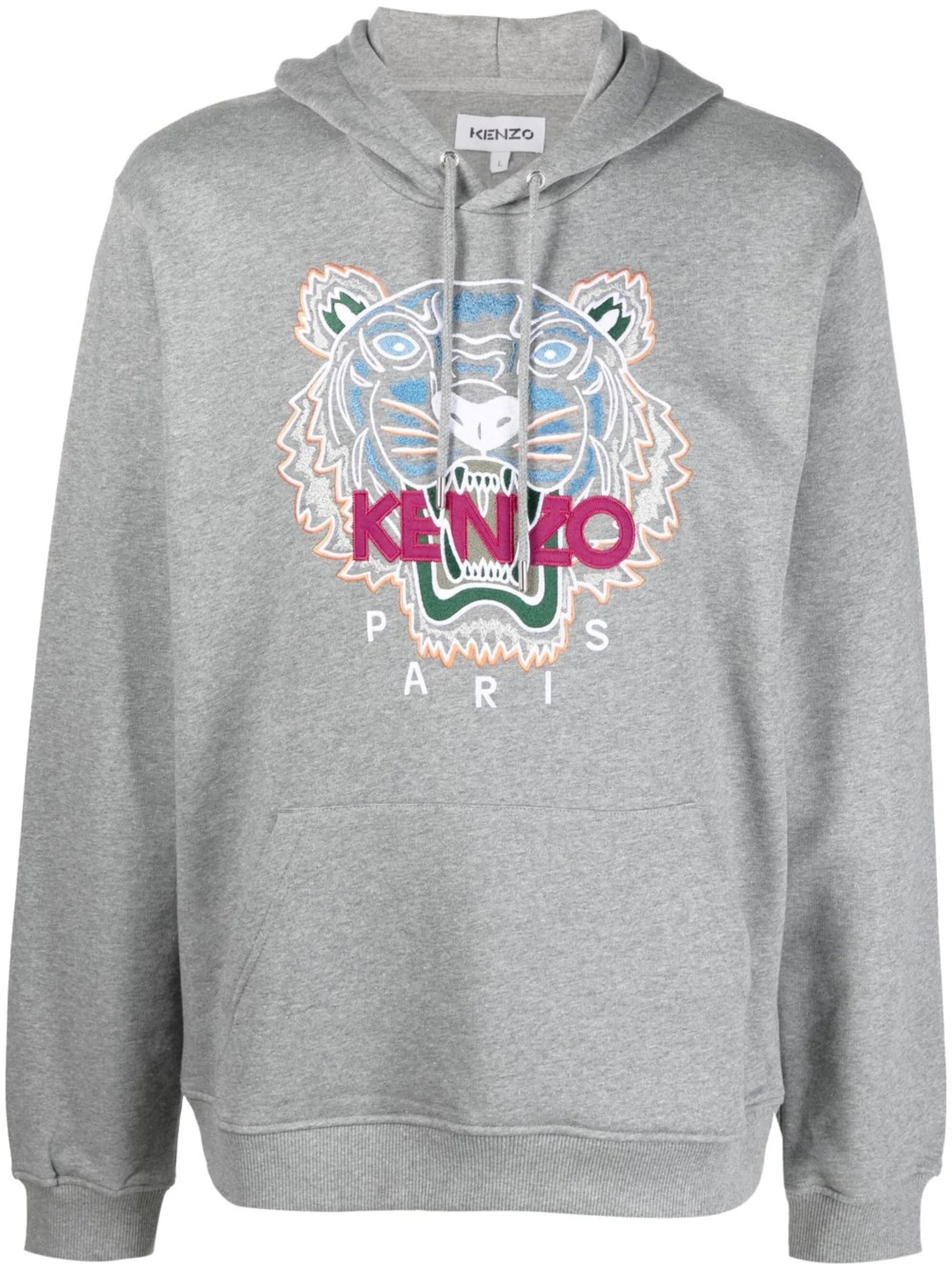 tiger-motif hoodie