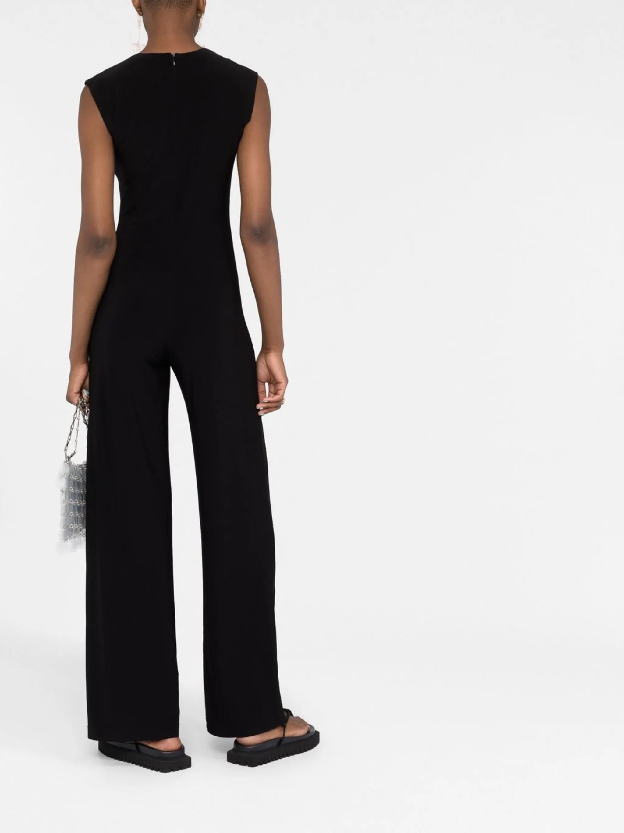 sleeveless jumpsuit