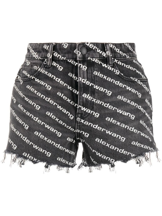 BITE SHORT W/ WHITE LOGO - GREY AGED/WHITE