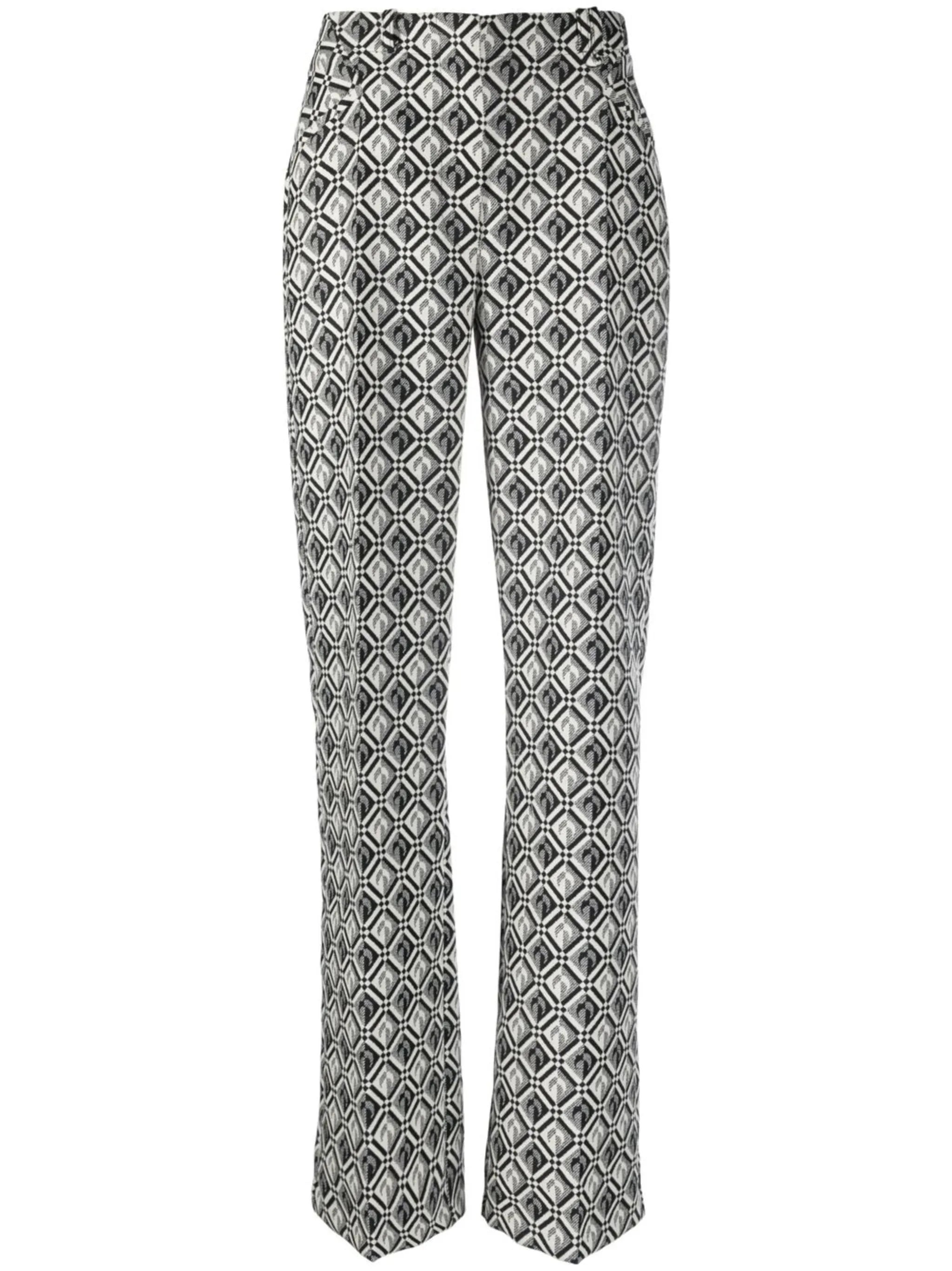 Moon Diamant-print tailored trousers