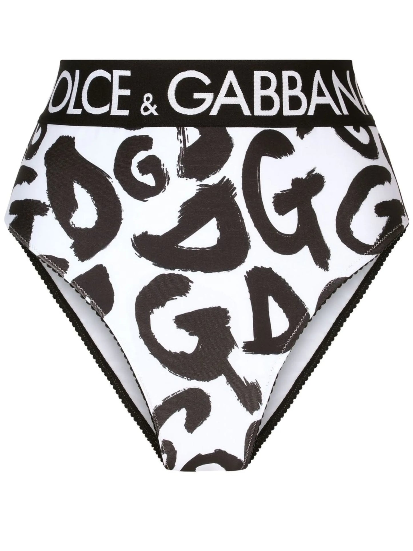 graffiti-print logo briefs