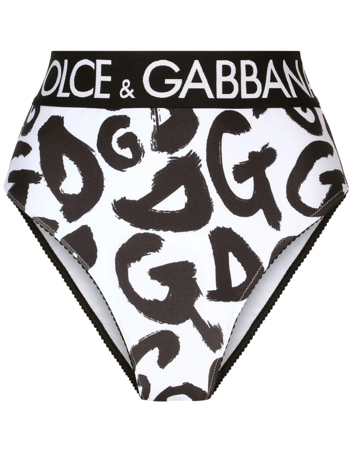 graffiti-print logo briefs