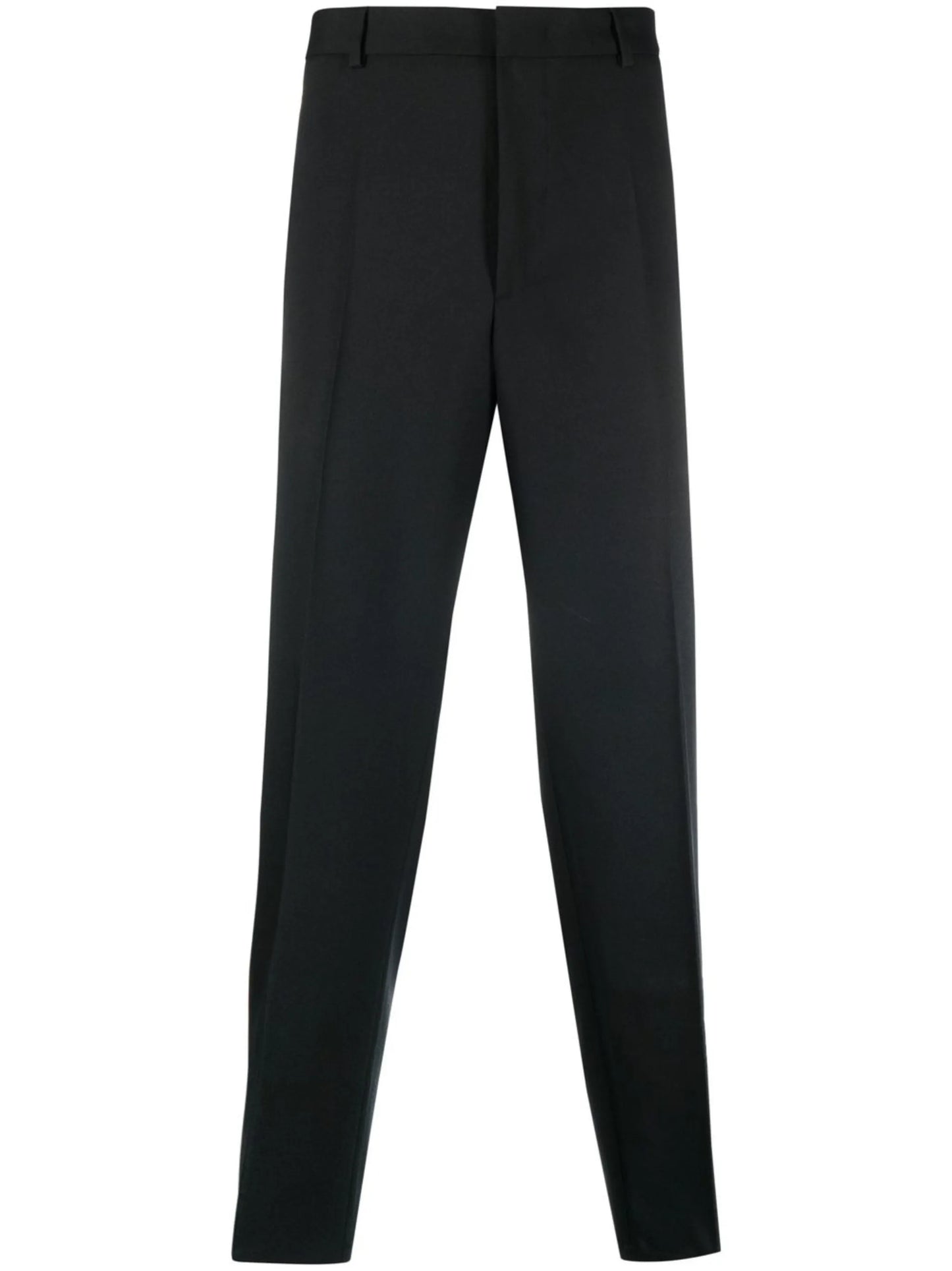 straight-leg tailored trousers