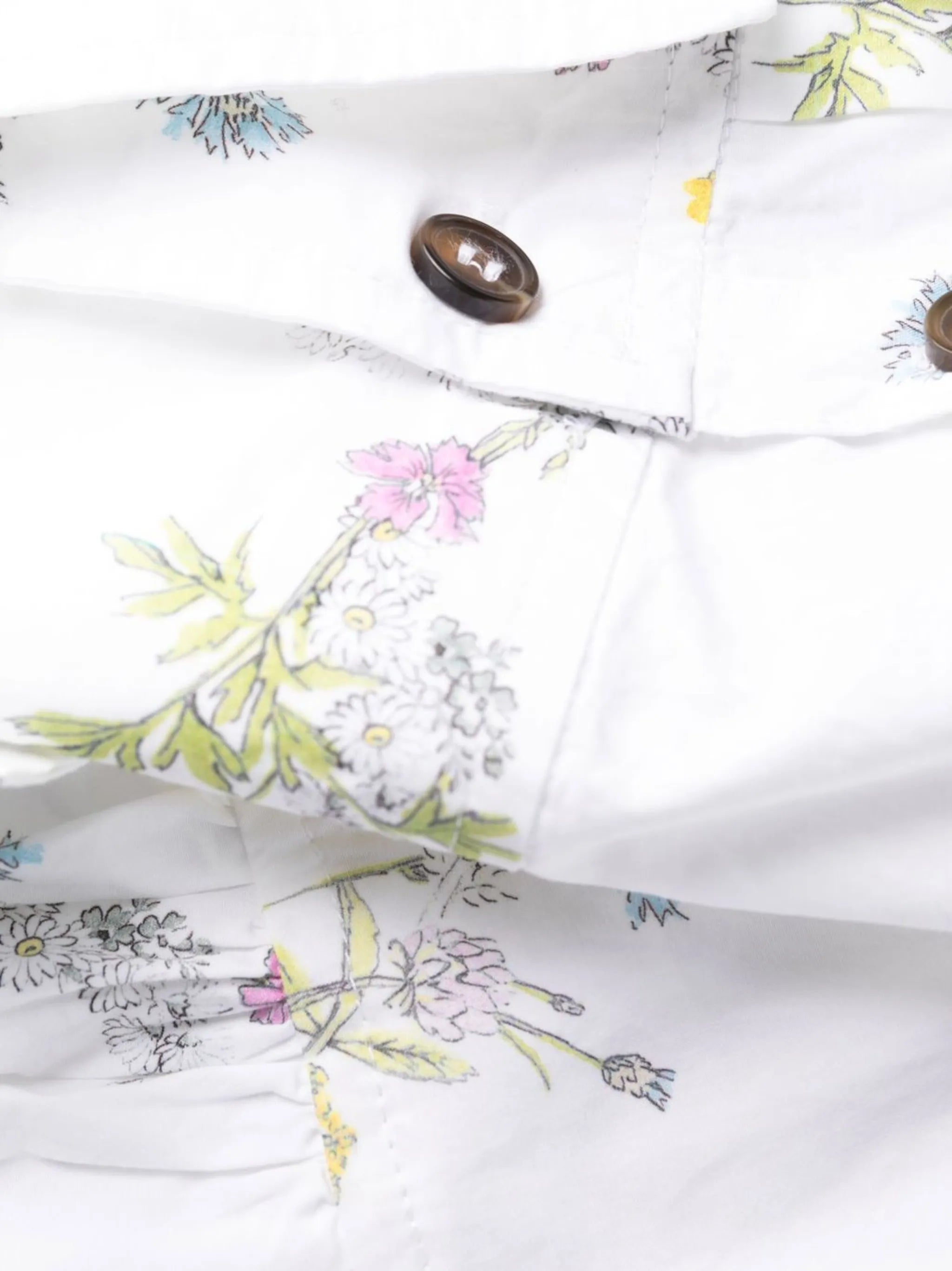 floral-print cotton dress